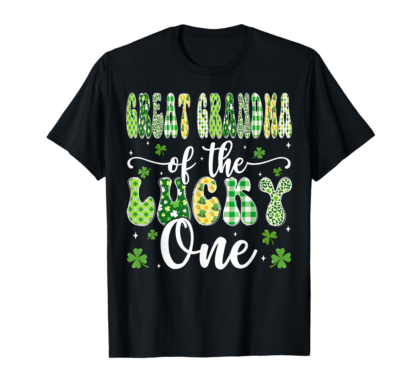 Great Grandma Lucky One First Birthday T-Shirt - Novelty Apparel Unisex - T-Shirt, Sweatshirt, Hoodie