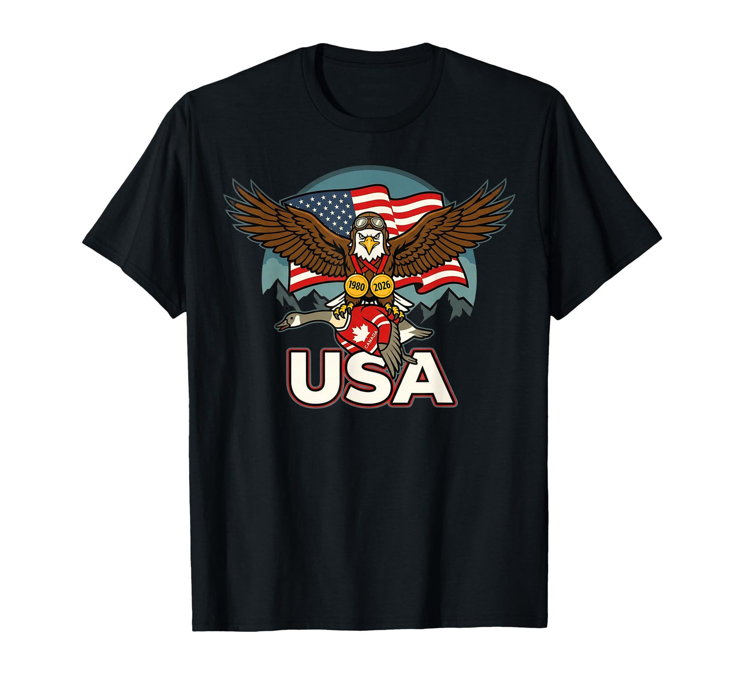 Usa Hockey 2026 Usa Beat Canada T-Shirt - Casual Everyday Wear Men Women - T-Shirt, Sweatshirt, Hoodie