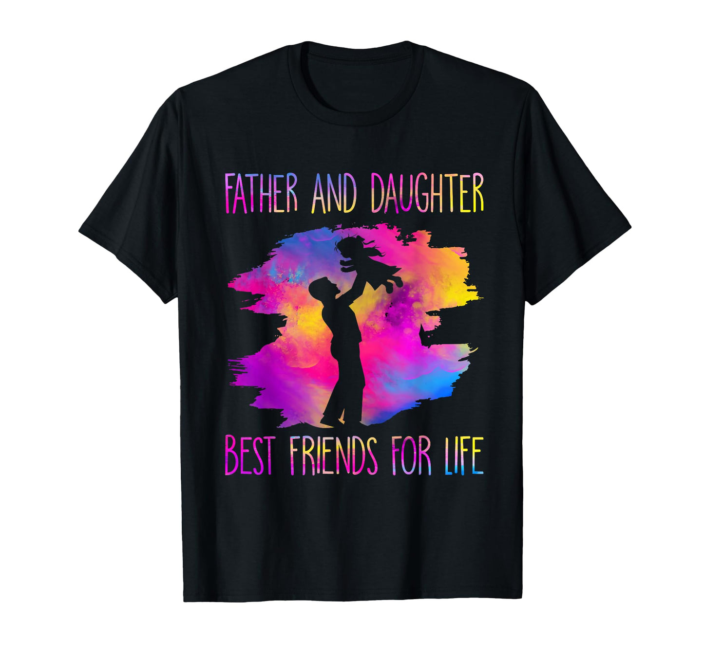 Father And Daughter Best Friends T-Shirt - Minimalist Print for Adults - T-Shirt, Sweatshirt, Hoodie
