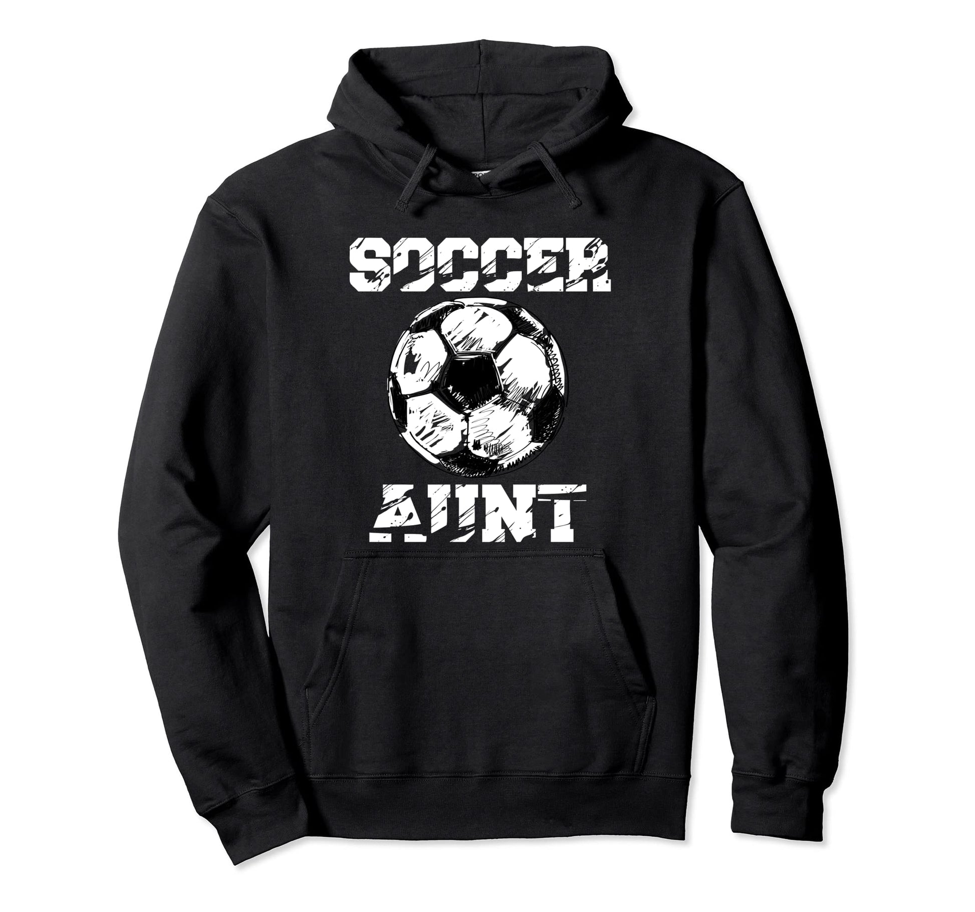 Soccer Aunt Funny Soccer Player Aunt Hoodie - Custom Art Print Men Women - T-Shirt, Sweatshirt, Hoodie