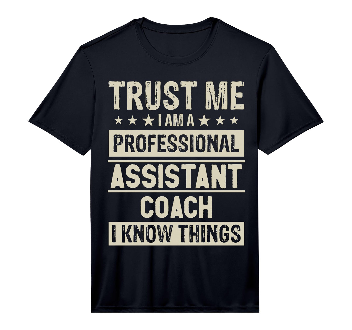 Mens Assistant Coach Dad Professional T-Shirt - Novelty Apparel for Adults - T-Shirt, Sweatshirt, Hoodie