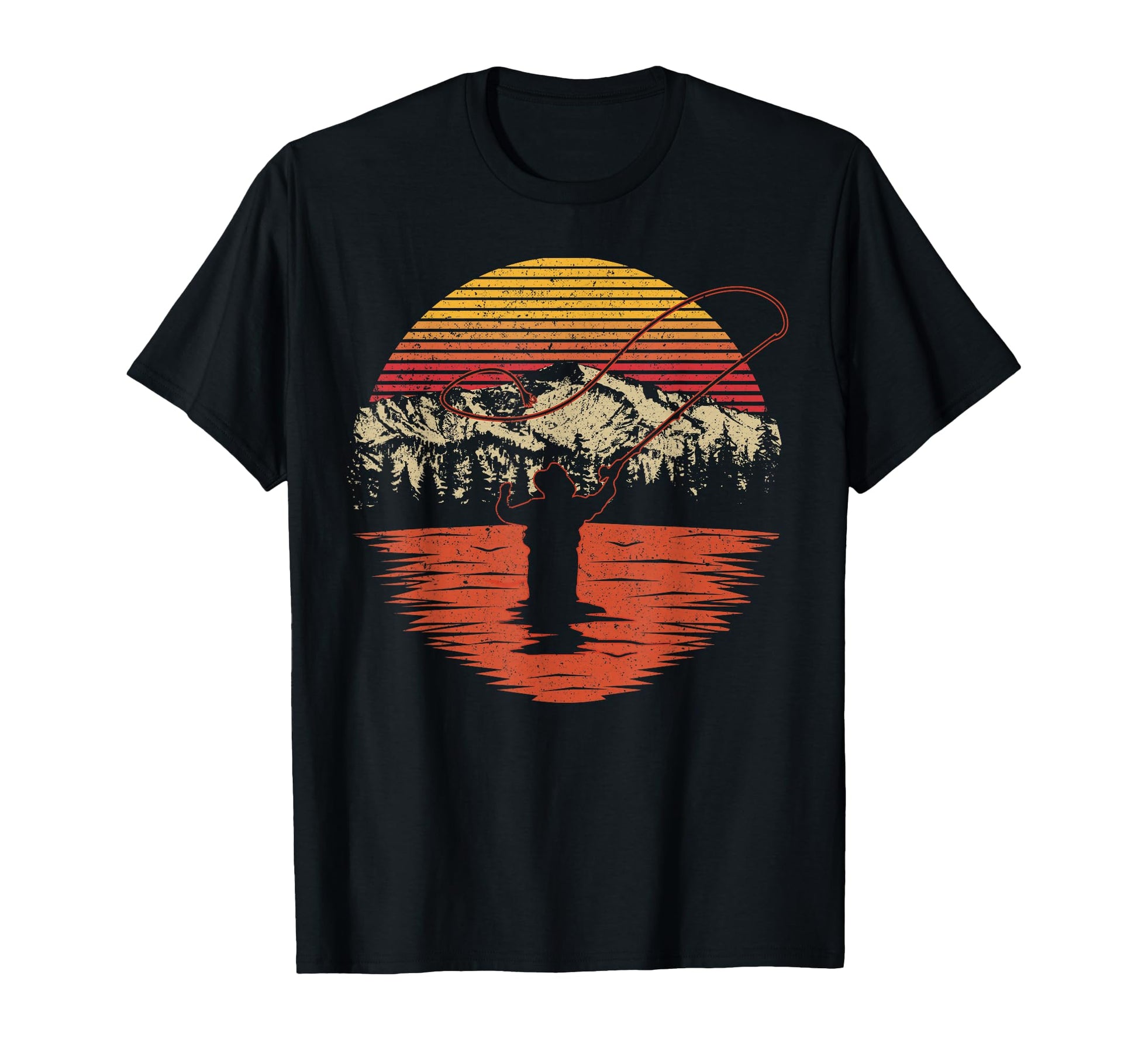 Fly Fishing Fly Fisherman T-Shirt - Minimalist Print Unisex - T-Shirt, Sweatshirt, Hoodie