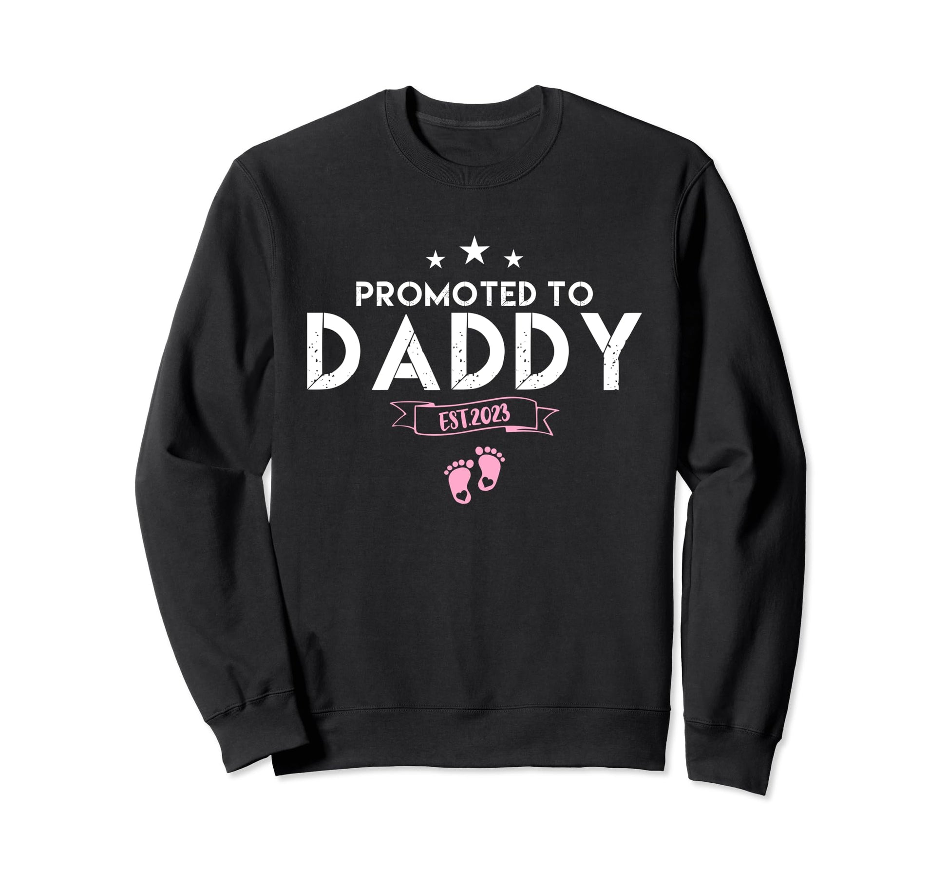 Promoted To Daddy 2023 Soon To Be Sweatshirt - Custom Art Print Men Women - T-Shirt, Sweatshirt, Hoodie