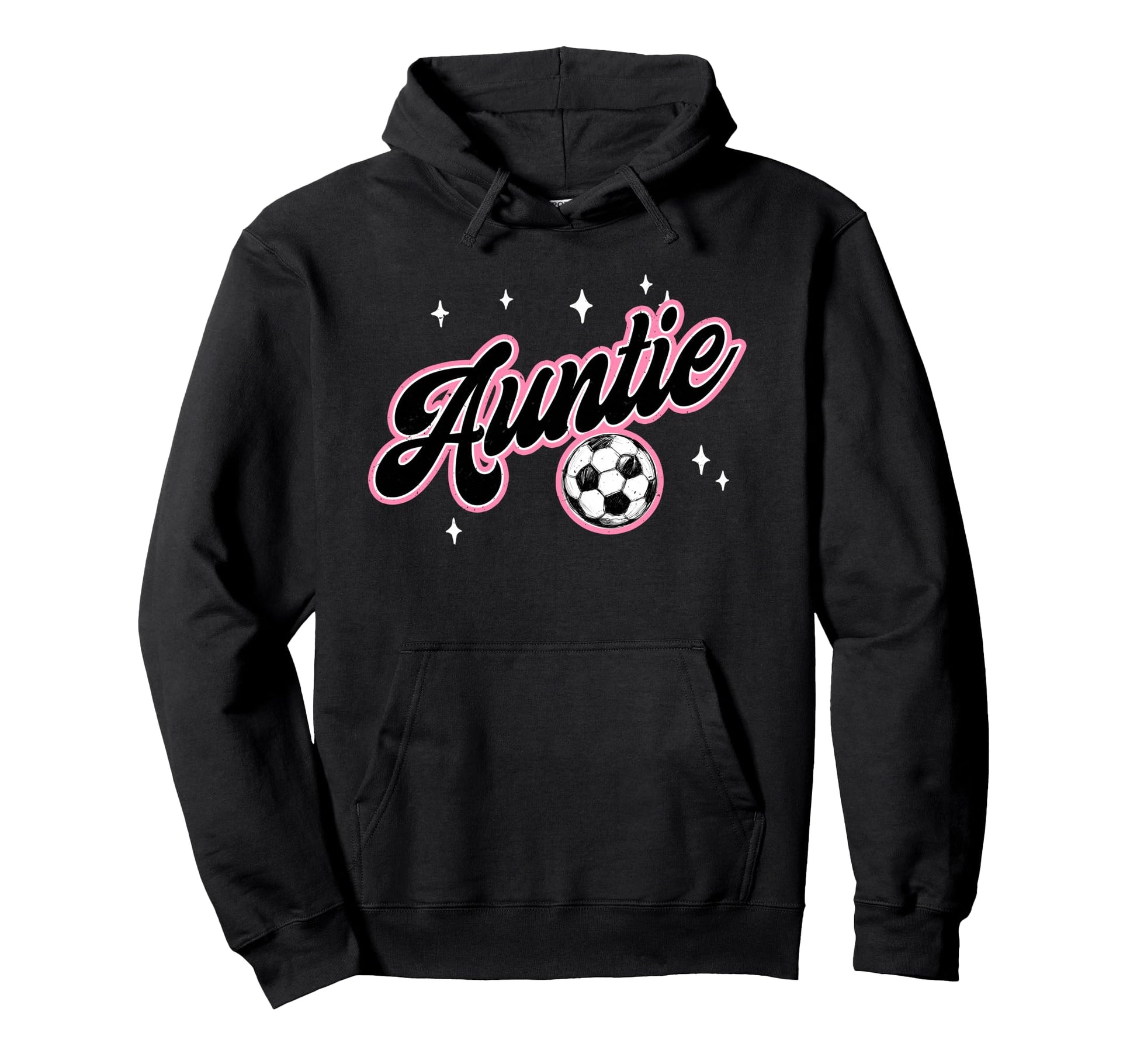 Soccer Auntie Funny Soccer Player Hoodie - Custom Art Print Men Women - T-Shirt, Sweatshirt, Hoodie