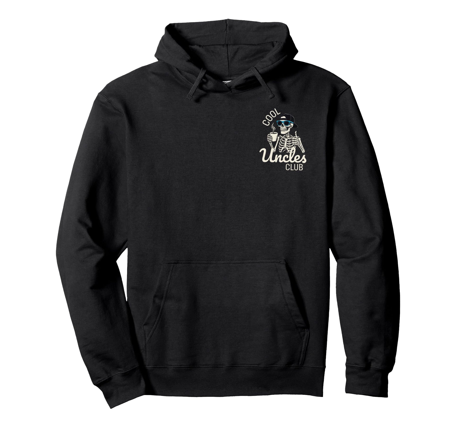 Uncles Club Best Uncle Ever Funny Pocket Hoodie - Trendy Graphic Unisex - T-Shirt, Sweatshirt, Hoodie