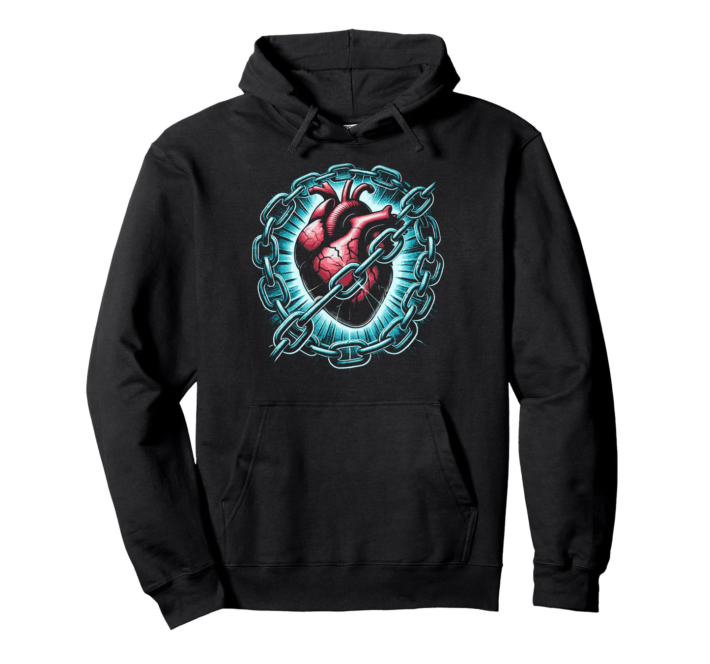 Broken Heart Break Up Divorced Living Hoodie - Trendy Graphic Men Women - T-Shirt, Sweatshirt, Hoodie