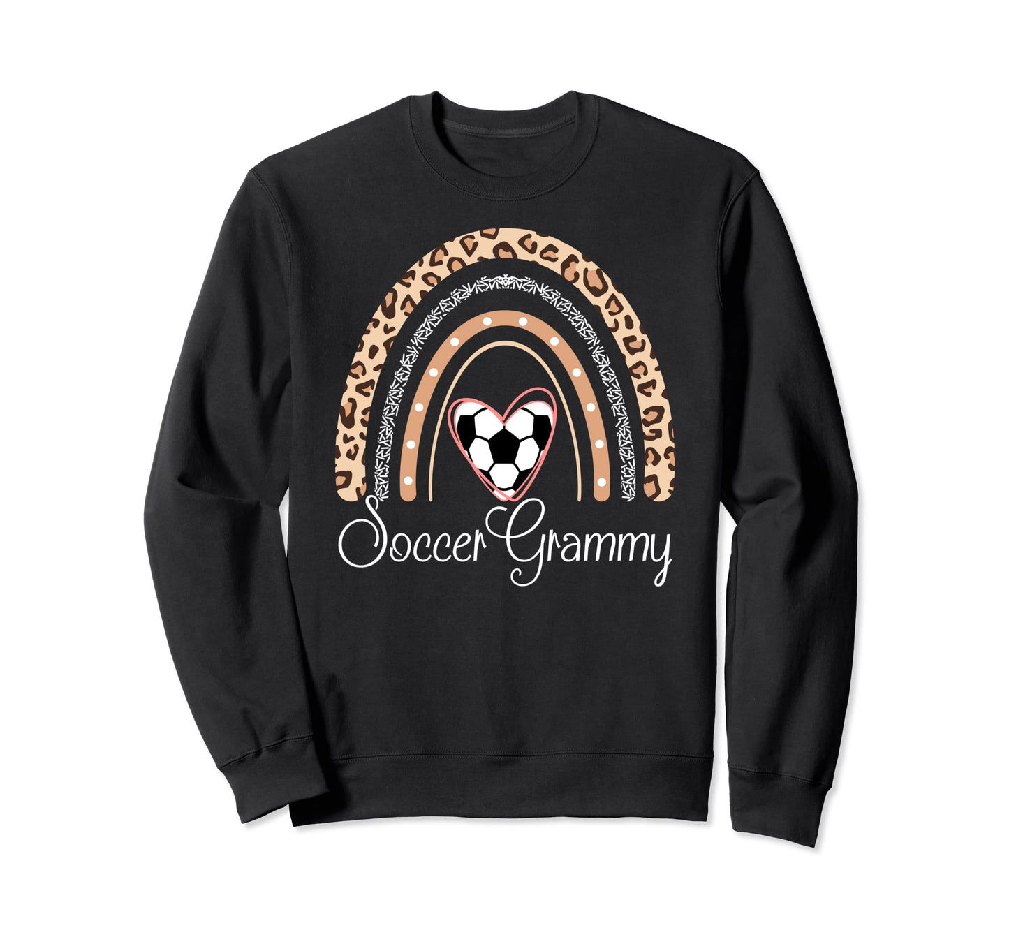 Soccer Grammy Boho Rainbow Funny Sweatshirt - Minimalist Print Men Women - T-Shirt, Sweatshirt, Hoodie
