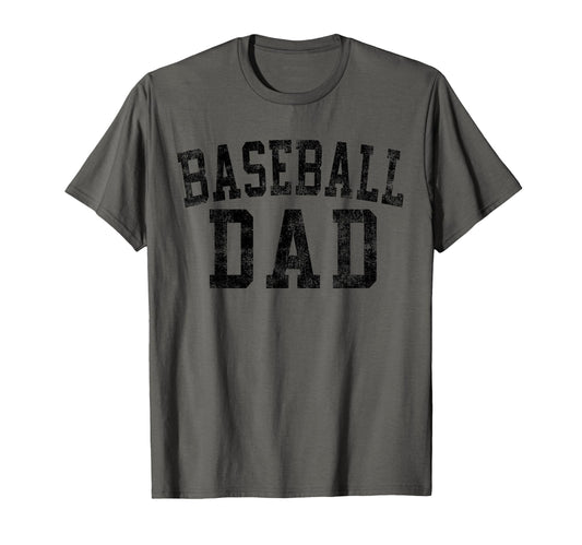 Baseball Dad Birthday Bold Font T-Shirt - Trendy Graphic for Adults - T-Shirt, Sweatshirt, Hoodie