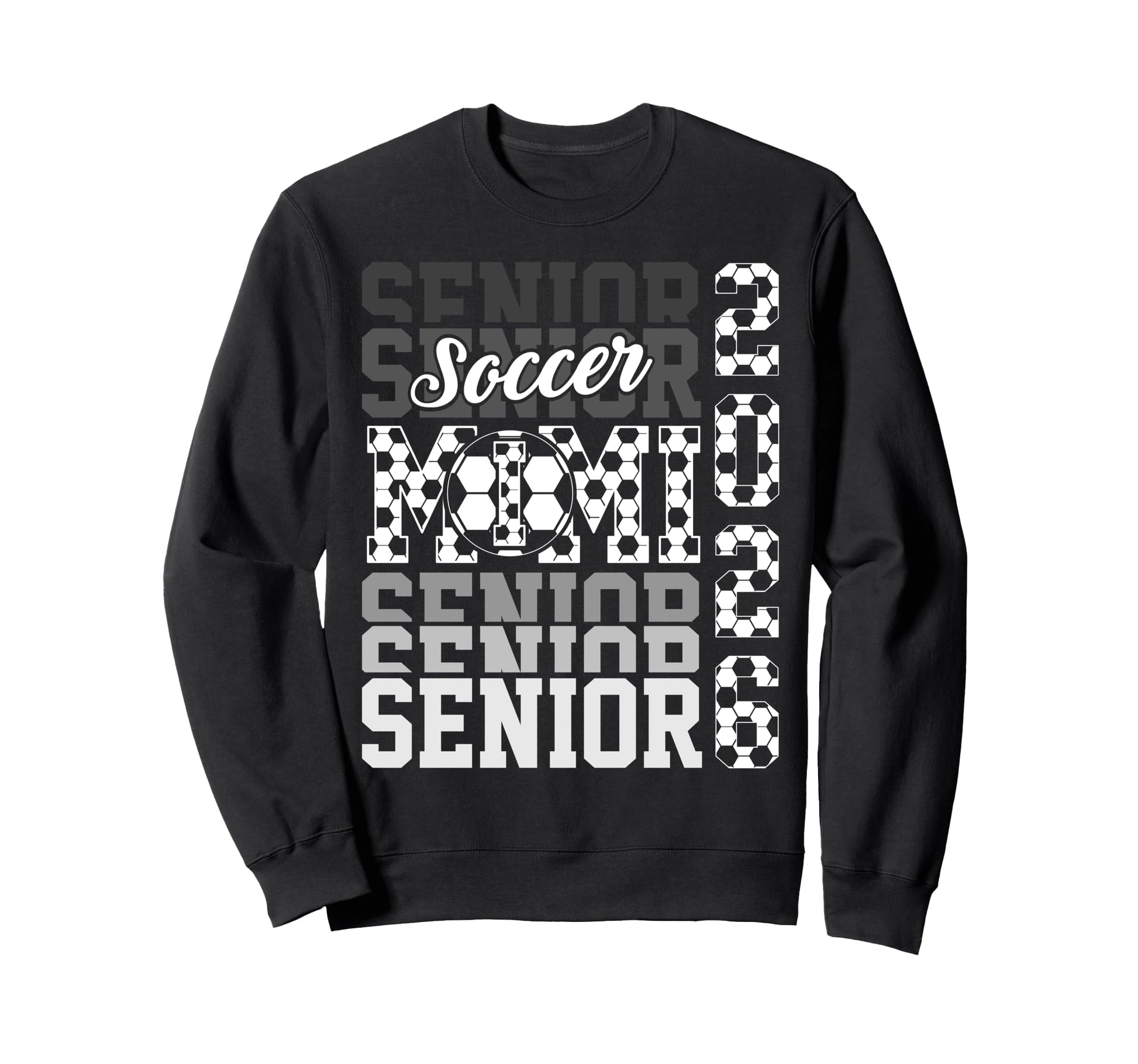 2026 Soccer Senior Mimi Graduation Sweatshirt - Minimalist Print Unisex - T-Shirt, Sweatshirt, Hoodie