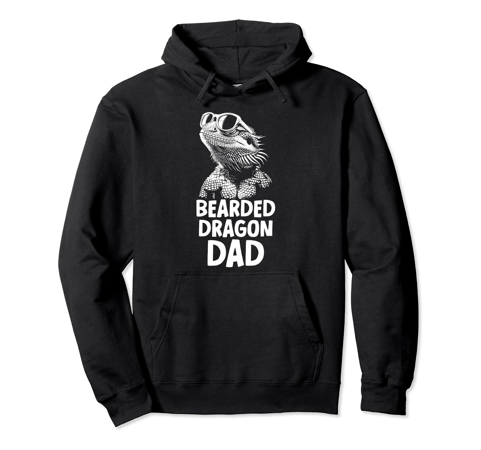 Bearded Dragon Dad Funny Reptile Hoodie - Fun Novelty Design Men Women - T-Shirt, Sweatshirt, Hoodie