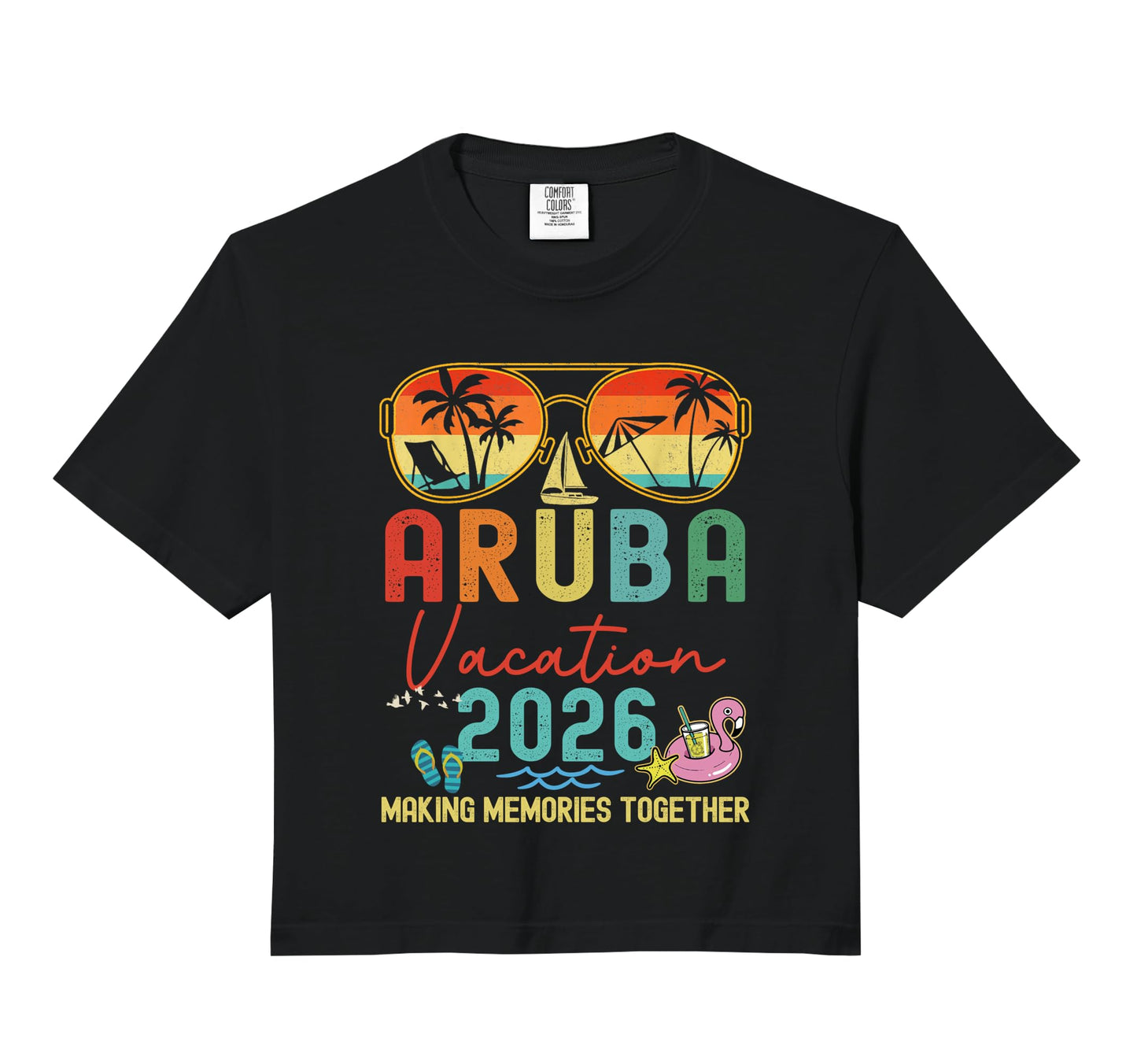 Aruba Vacation 2026 Memories Sweatshirt - Aesthetic Graphic Men Women - T-Shirt, Sweatshirt, Hoodie