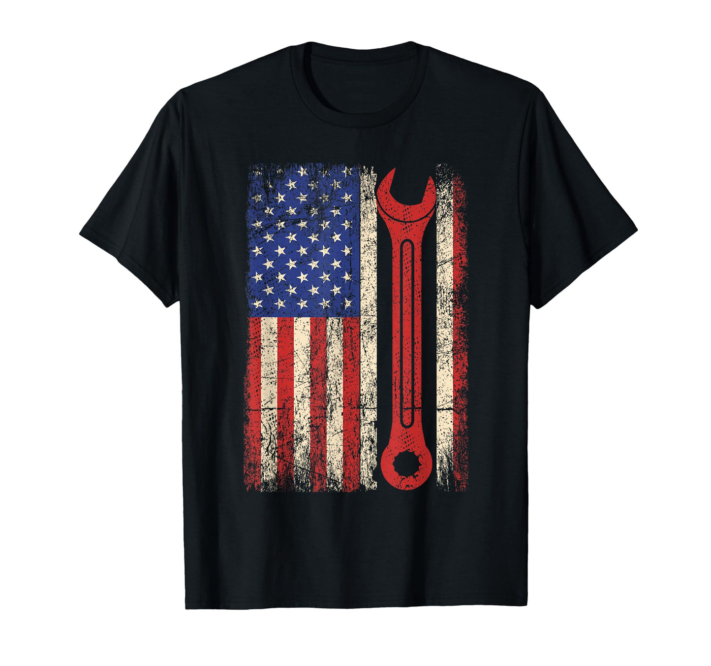 Car Mechanic Wrench Workshop Tools T-Shirt - Custom Art Print for Adults - T-Shirt, Sweatshirt, Hoodie