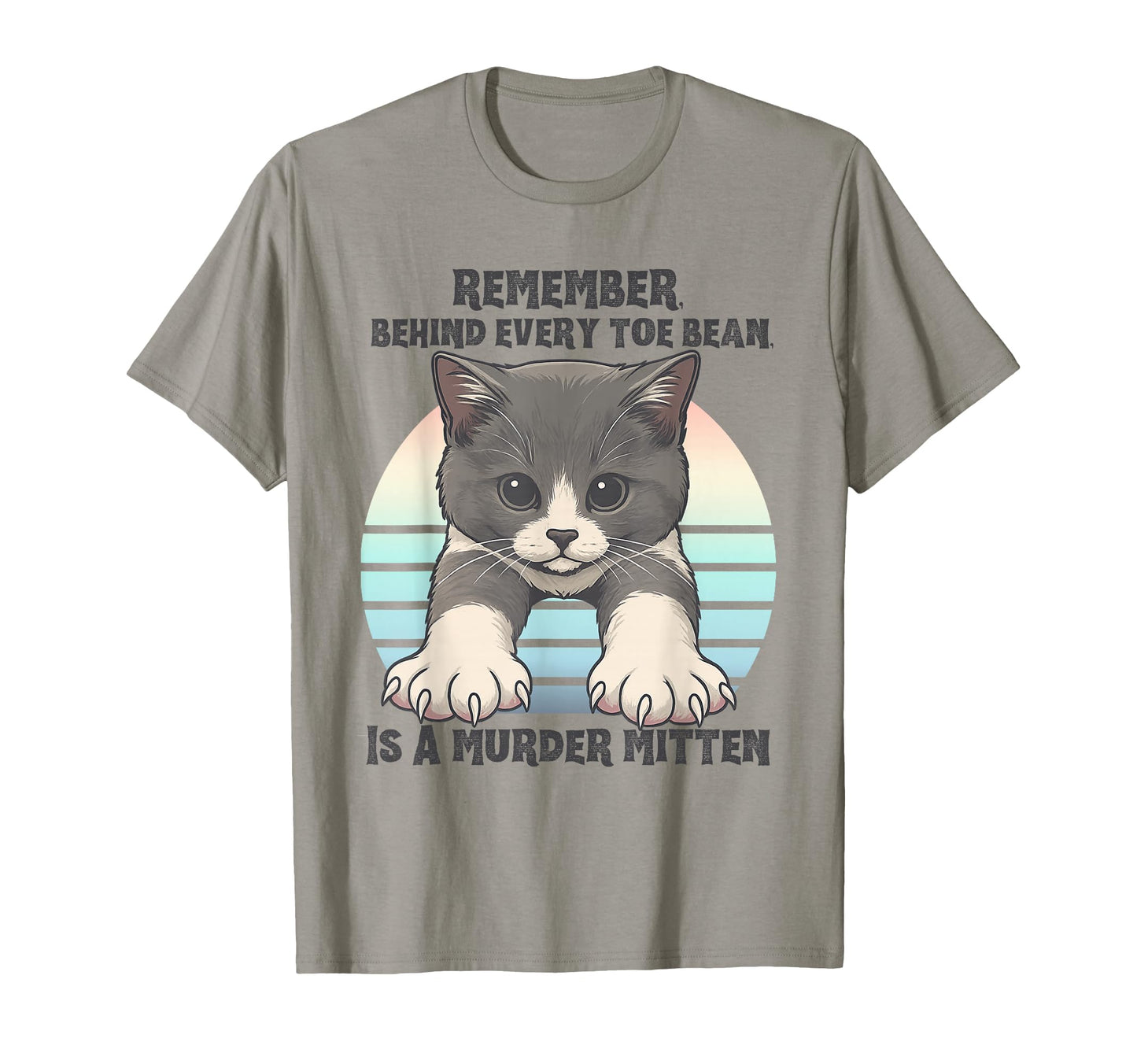 Murder Mittens Funny Cat Kitten Toe T-Shirt - Custom Art Print Men Women - T-Shirt, Sweatshirt, Hoodie