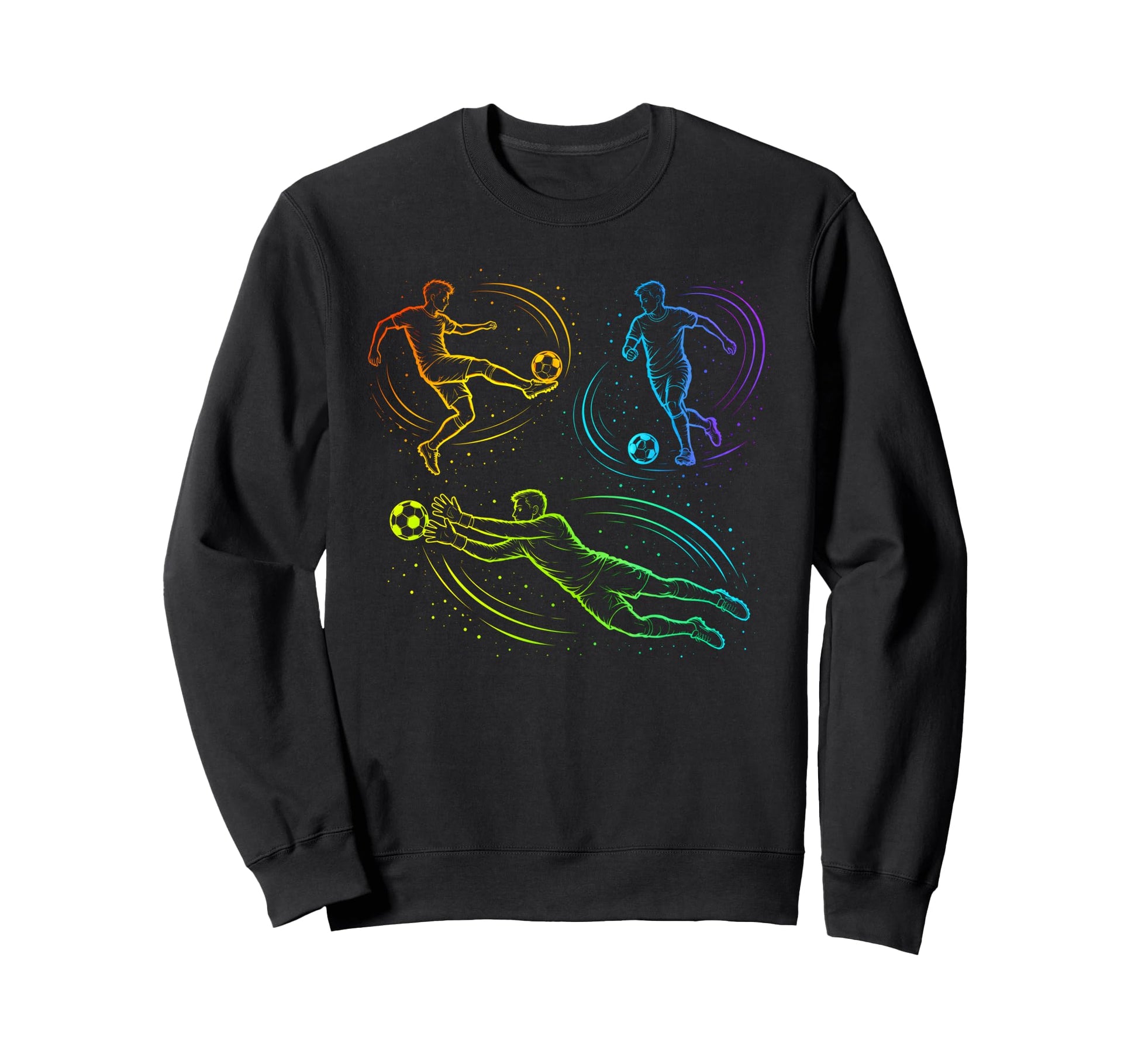 Soccer Goalie Player Sports Sweatshirt - Trendy Graphic Men Women - T-Shirt, Sweatshirt, Hoodie