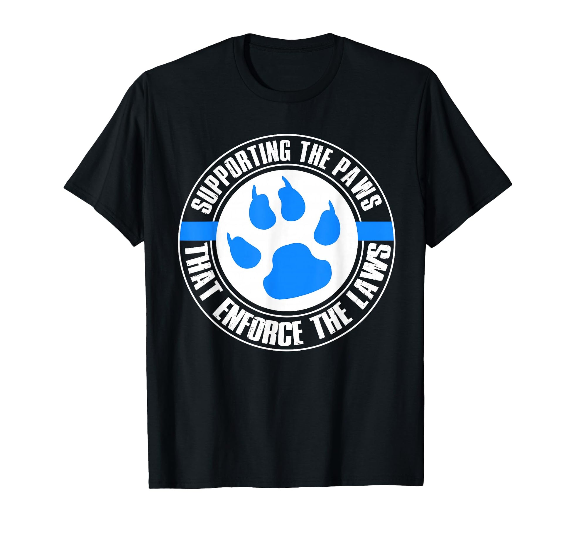 Police Officer K9 Unit Police Dog T-Shirt - Fun Novelty Design for Adults - T-Shirt, Sweatshirt, Hoodie