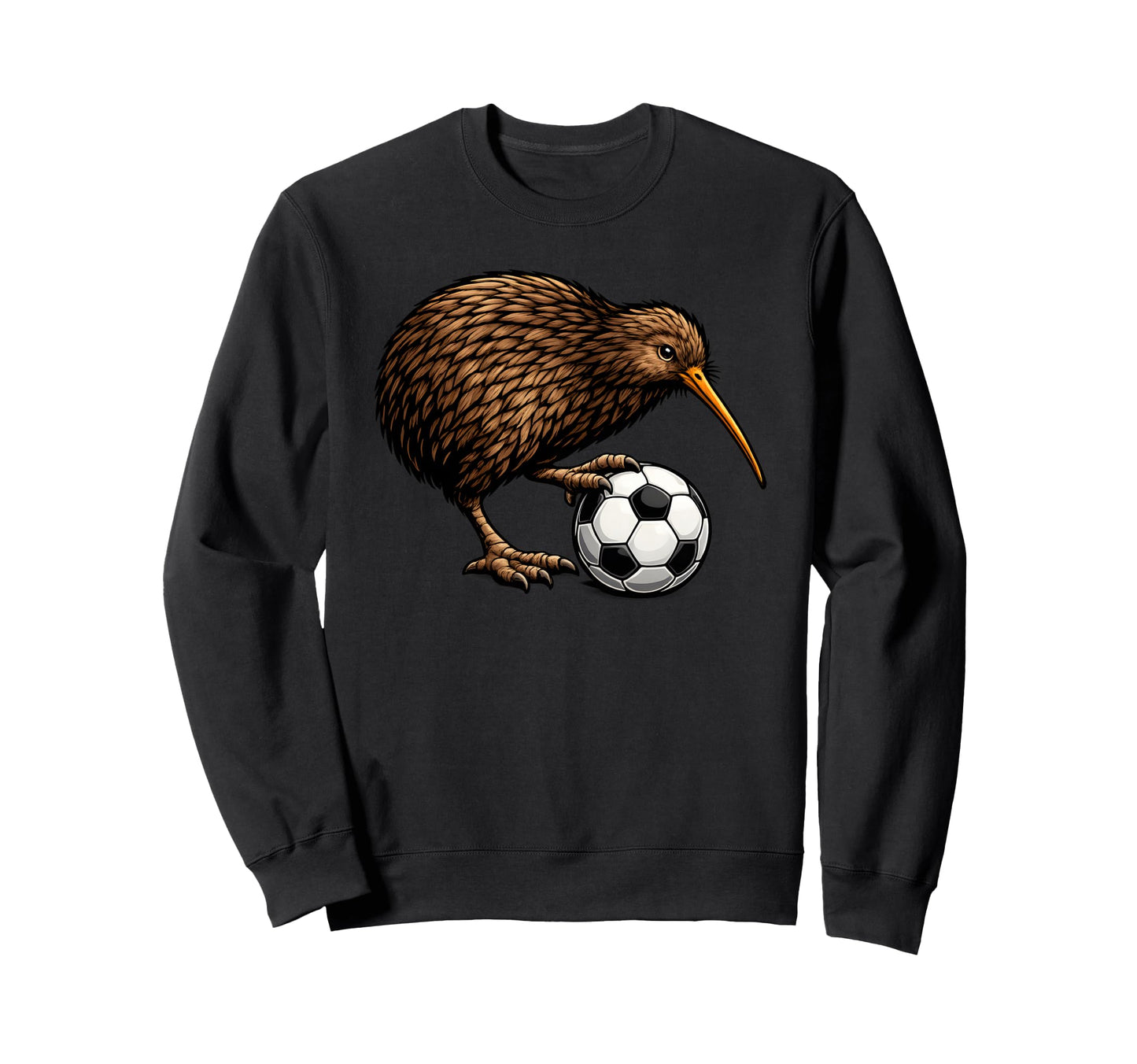 Funny Kiwi Bird Soccer Ball New Sweatshirt - Unique Graphic Men Women - T-Shirt, Sweatshirt, Hoodie