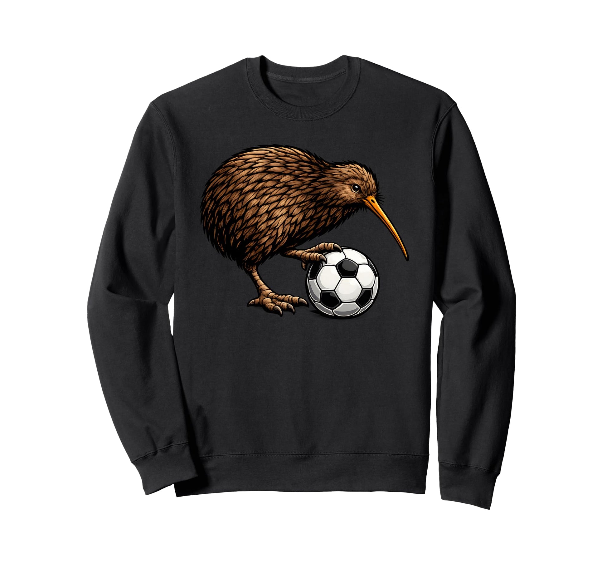 Funny Kiwi Bird Soccer Ball New Sweatshirt - Unique Graphic Men Women - T-Shirt, Sweatshirt, Hoodie