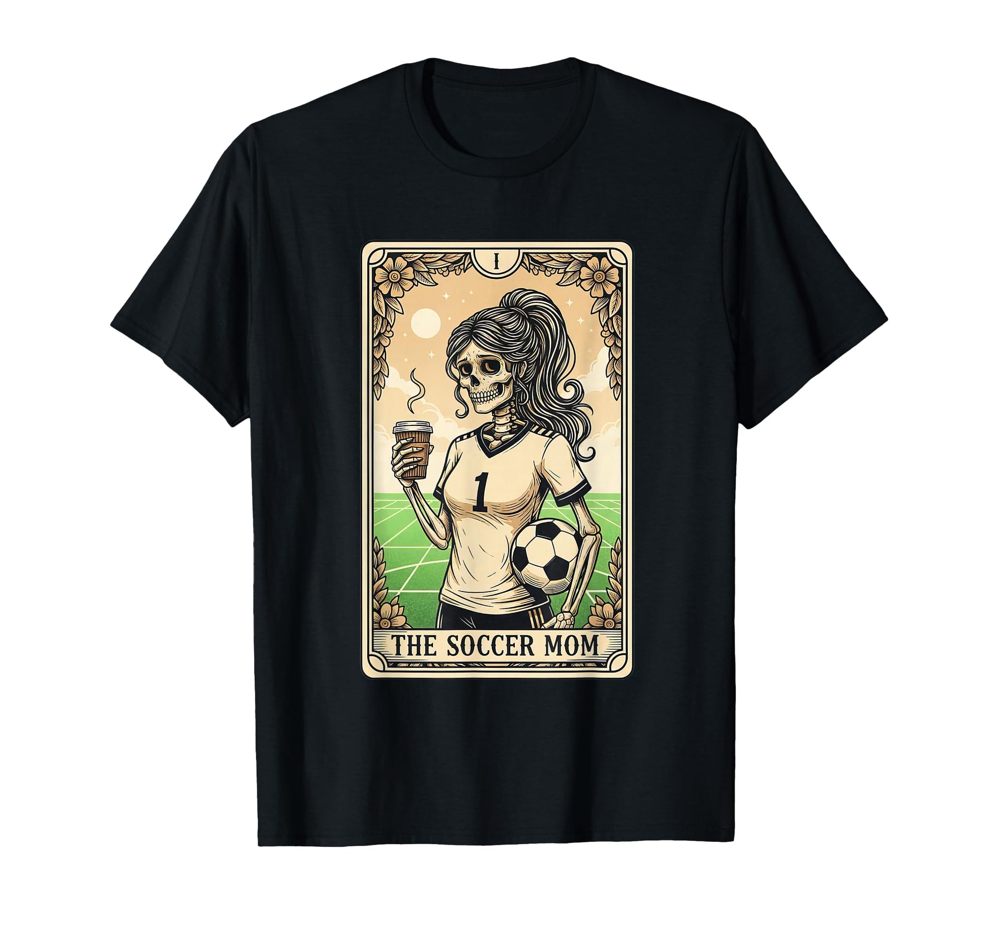 Soccer Mom Tarot Card Halloween T-Shirt - Streetwear Style for Adults - T-Shirt, Sweatshirt, Hoodie