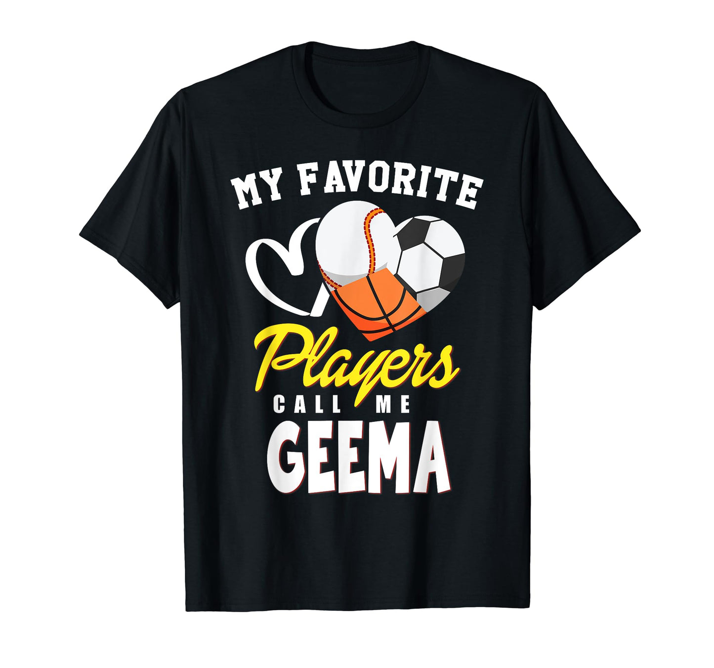 My Favorite Players Baseball Soccer T-Shirt - Streetwear Style for Adults - T-Shirt, Sweatshirt, Hoodie