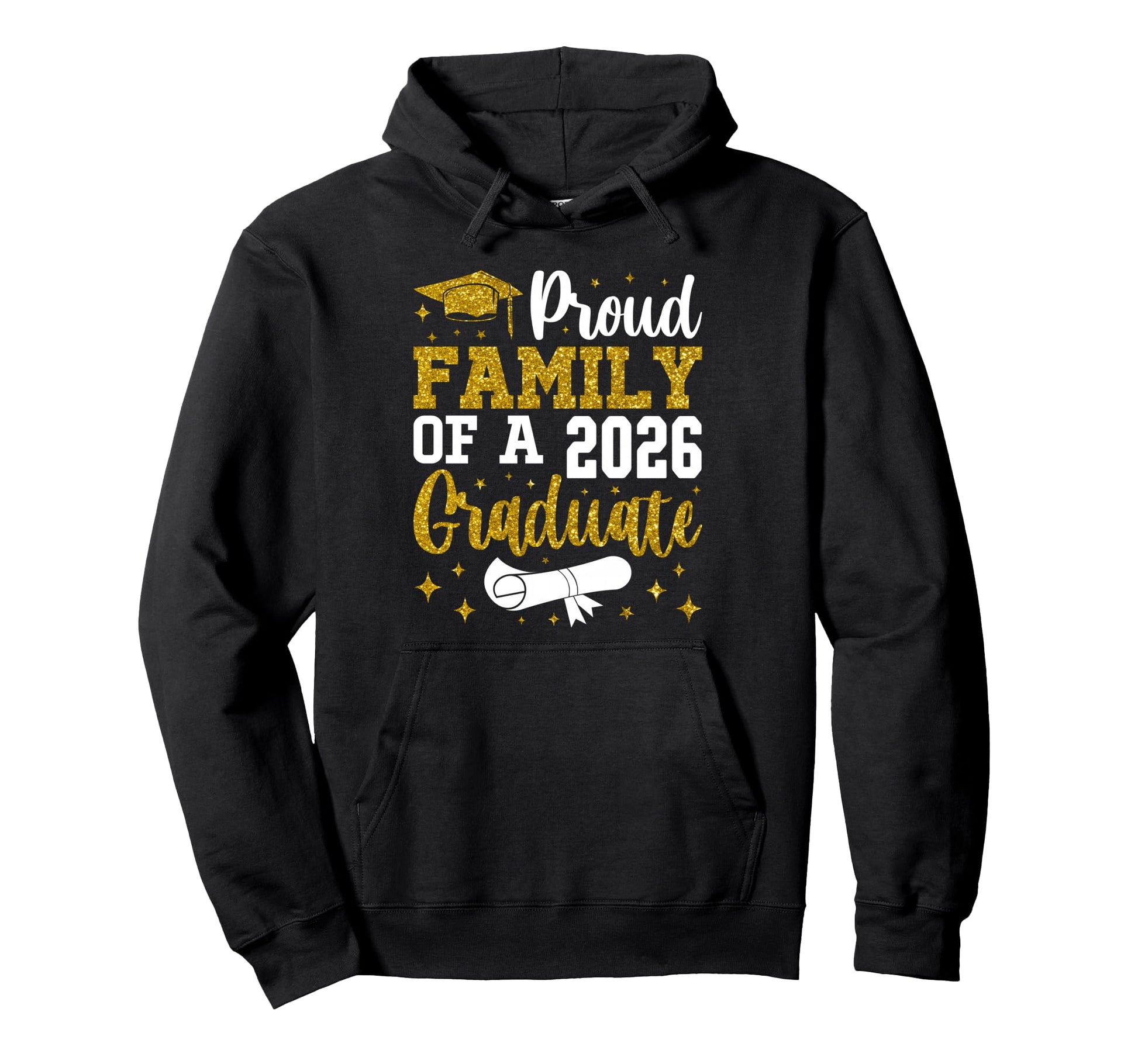 Proud Family 2026 Graduate Senior 2026 Hoodie - Minimalist Print Men Women - T-Shirt, Sweatshirt, Hoodie