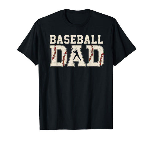 Baseball Dad Matching Family Sports T-Shirt - Custom Art Print Unisex - T-Shirt, Sweatshirt, Hoodie