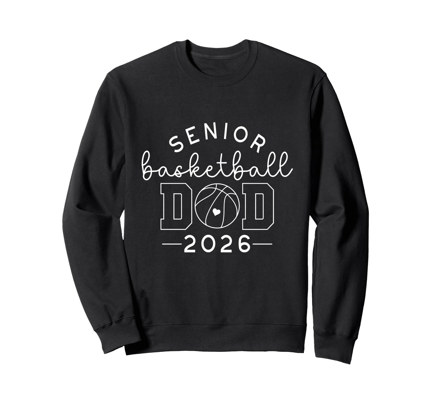 Proud Dad 2026 Senior Graduate Sweatshirt - Minimalist Print for Adults - T-Shirt, Sweatshirt, Hoodie