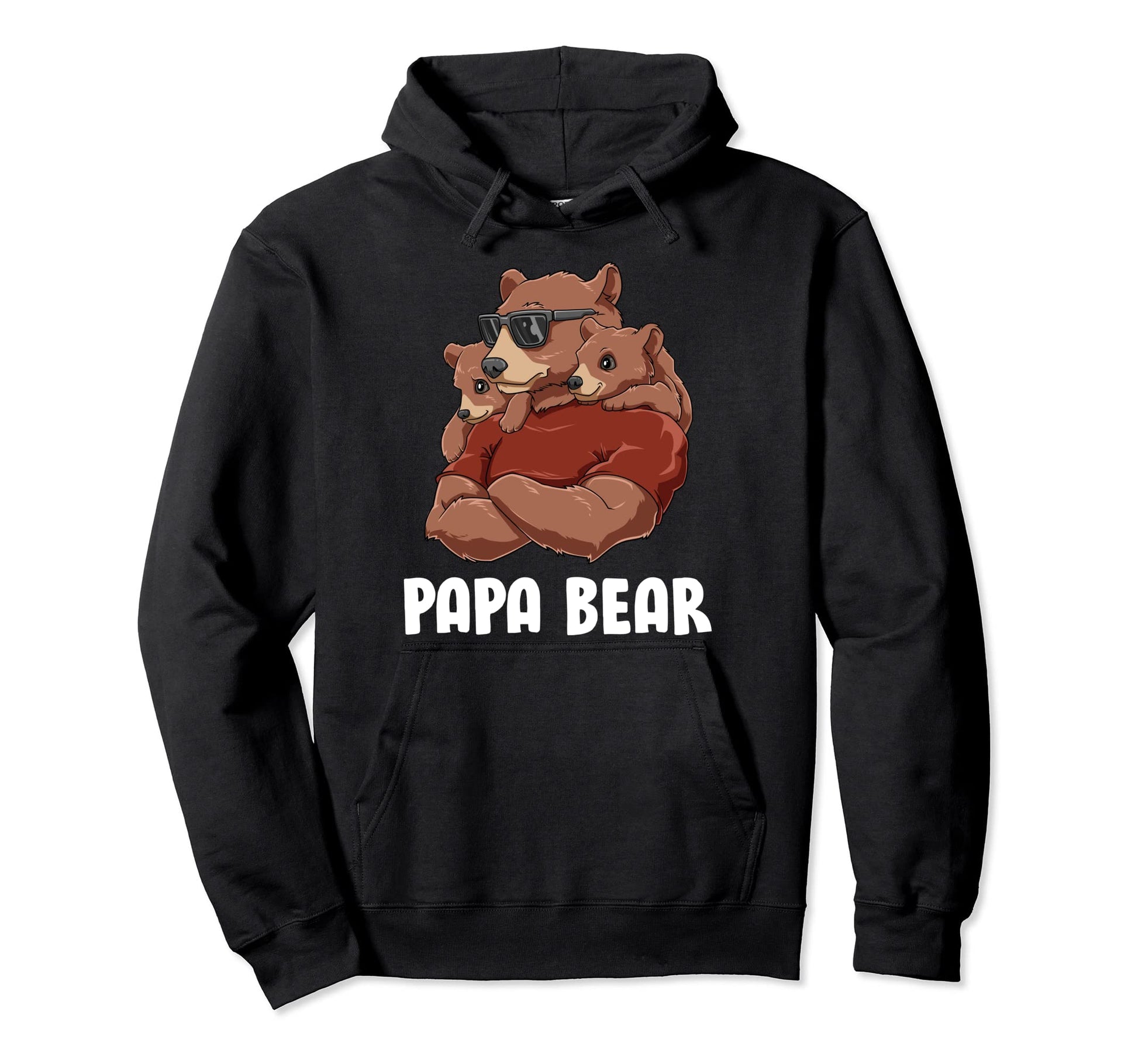 Papa Bear Papa Der Gemini Siblings Hoodie - Novelty Apparel Unisex - T-Shirt, Sweatshirt, Hoodie