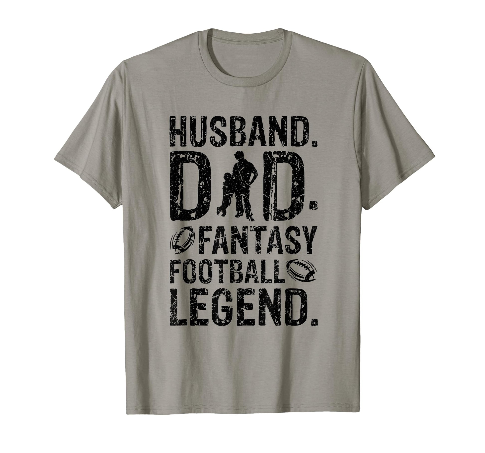 Husband Dad Fantasy Football Legend T-Shirt - Unique Graphic Men Women - T-Shirt, Sweatshirt, Hoodie