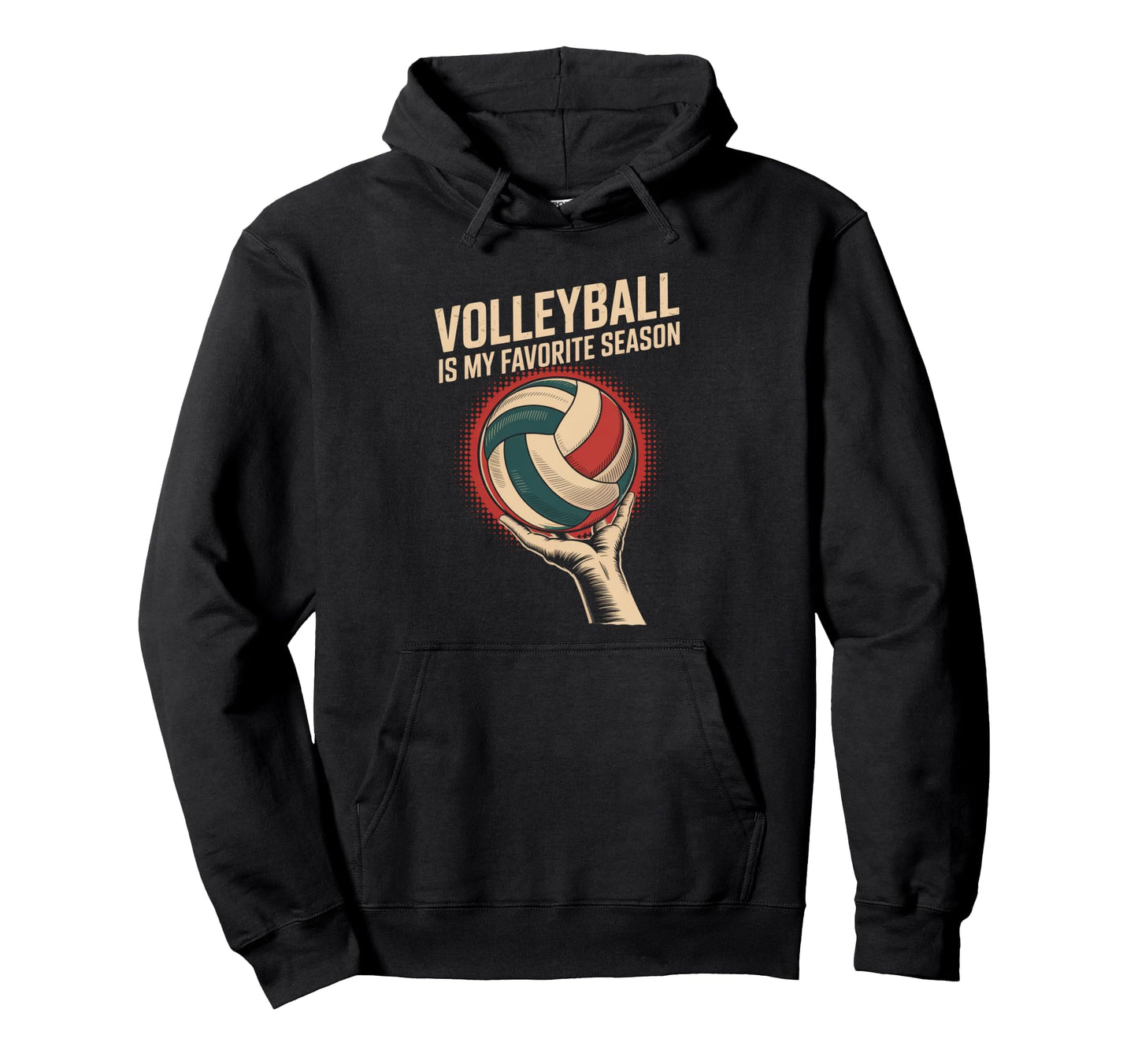 Volleyball Is My Favorite Season Dad Mom Hoodie - Minimalist Print Unisex - T-Shirt, Sweatshirt, Hoodie