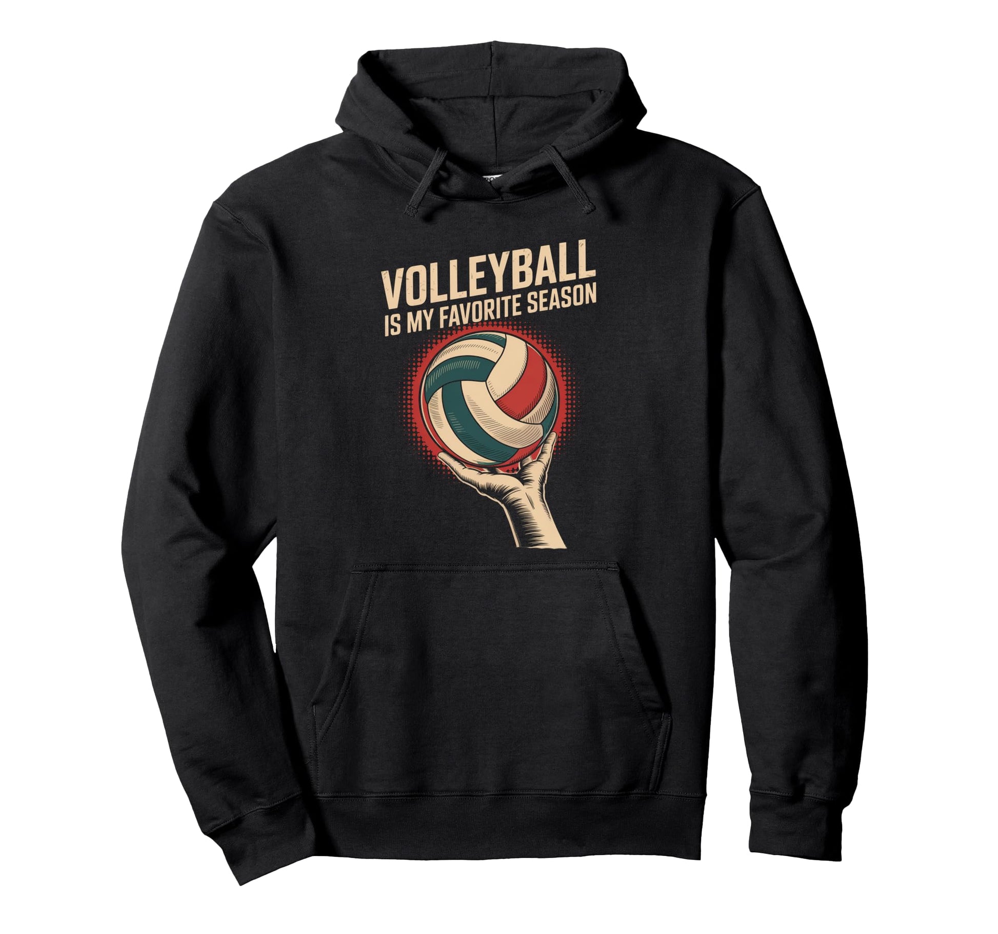 Volleyball Is My Favorite Season Dad Mom Hoodie - Minimalist Print Unisex - T-Shirt, Sweatshirt, Hoodie