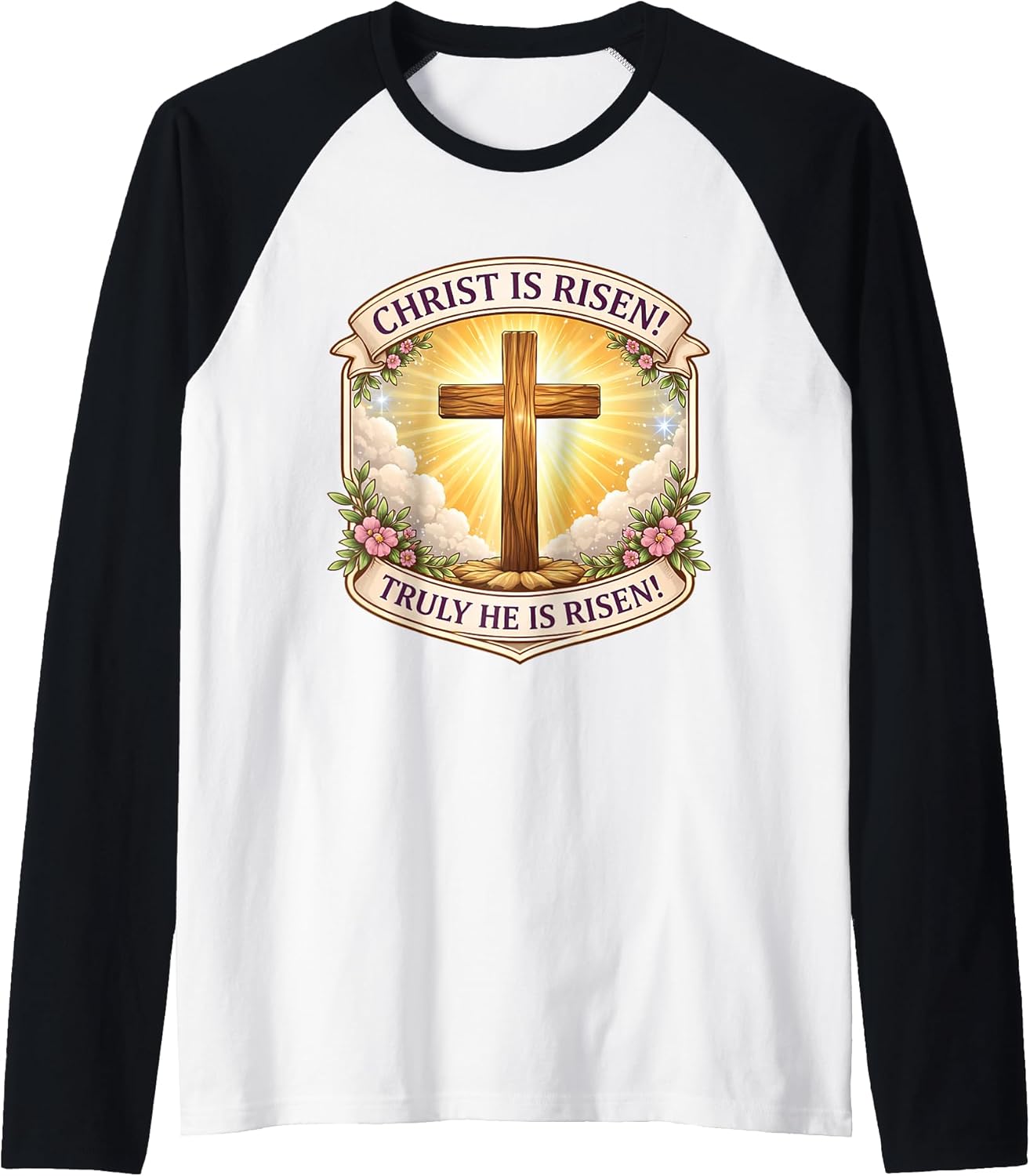 Christ Is Risen Truly He Is Risen Womens Merch Unisex T-shirt, Sweatshirt, Hoodie, Long Sleeve Tee - T-Shirt, Sweatshirt, Hoodie