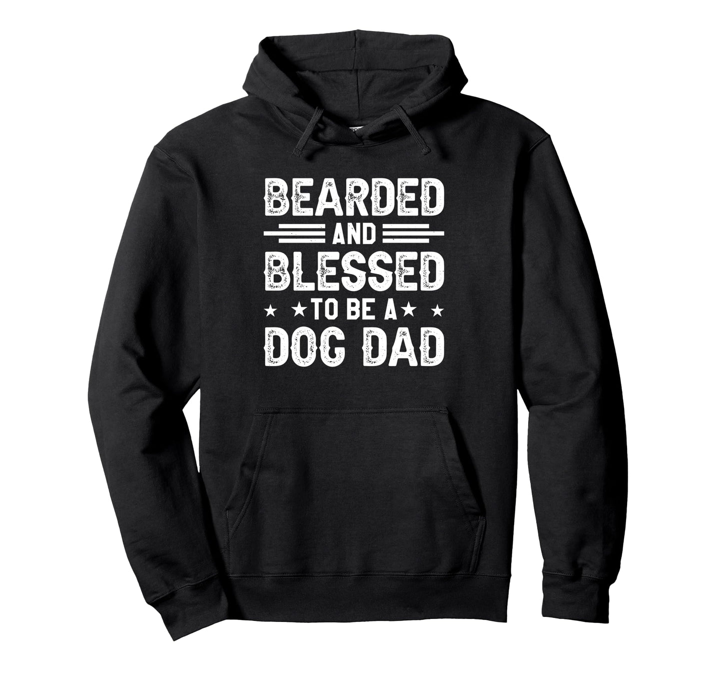 Bearded And Blessed Dog Lover Hoodie - Custom Art Print Men Women - T-Shirt, Sweatshirt, Hoodie