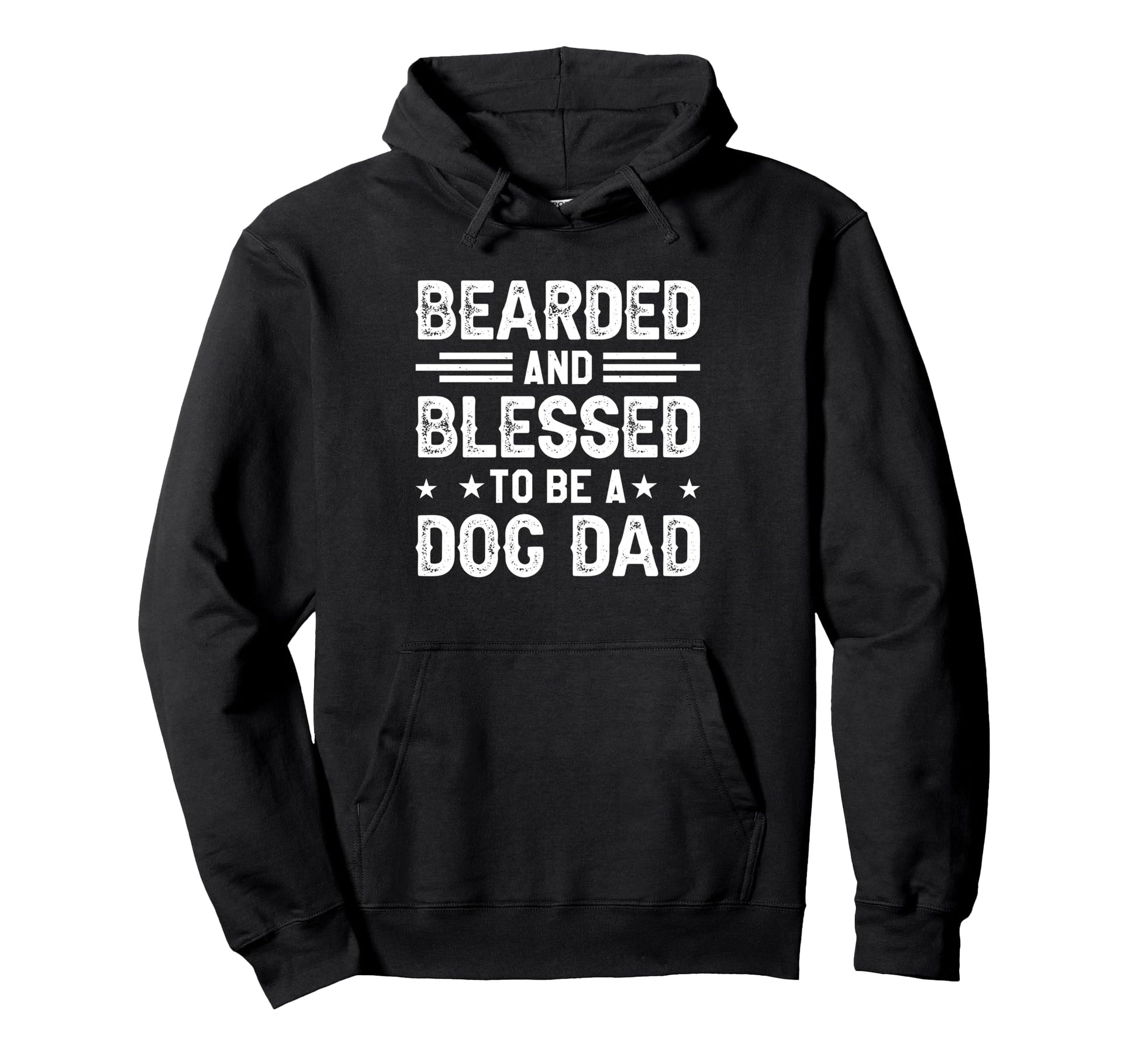 Bearded And Blessed Dog Lover Hoodie - Custom Art Print Men Women - T-Shirt, Sweatshirt, Hoodie