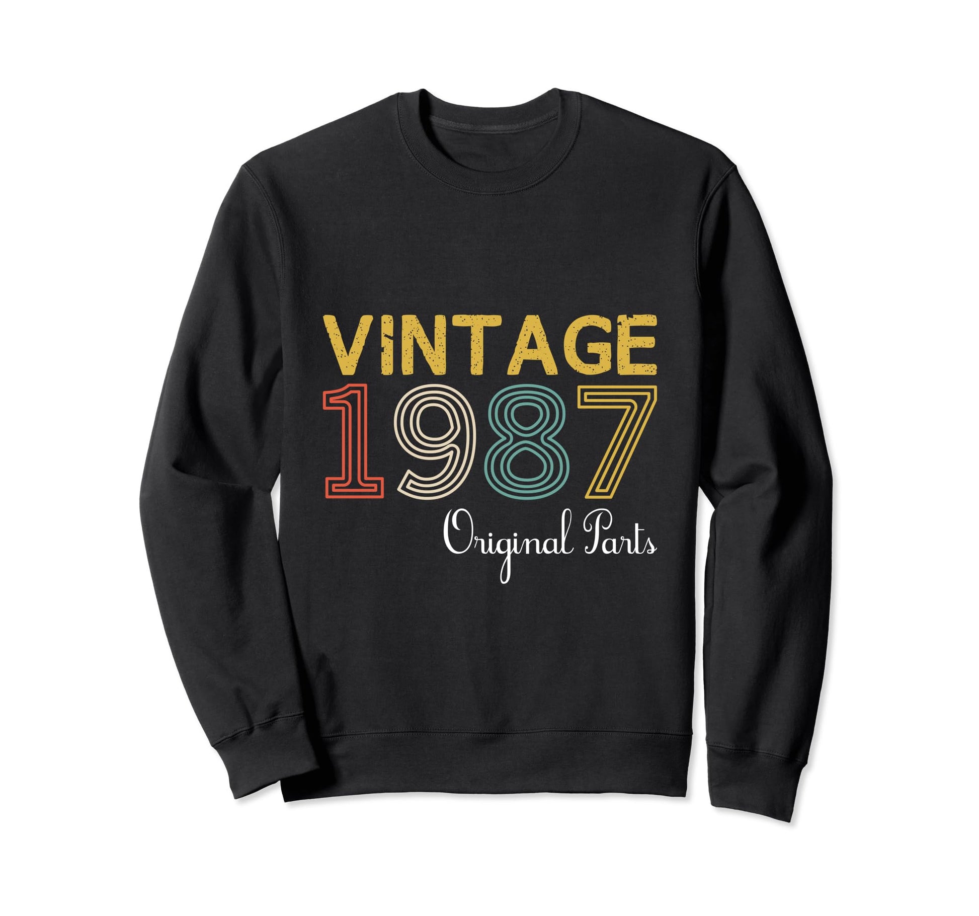 Year 1987 Gift Birthday Mom Sweatshirt - Casual Everyday Wear for Adults - T-Shirt, Sweatshirt, Hoodie