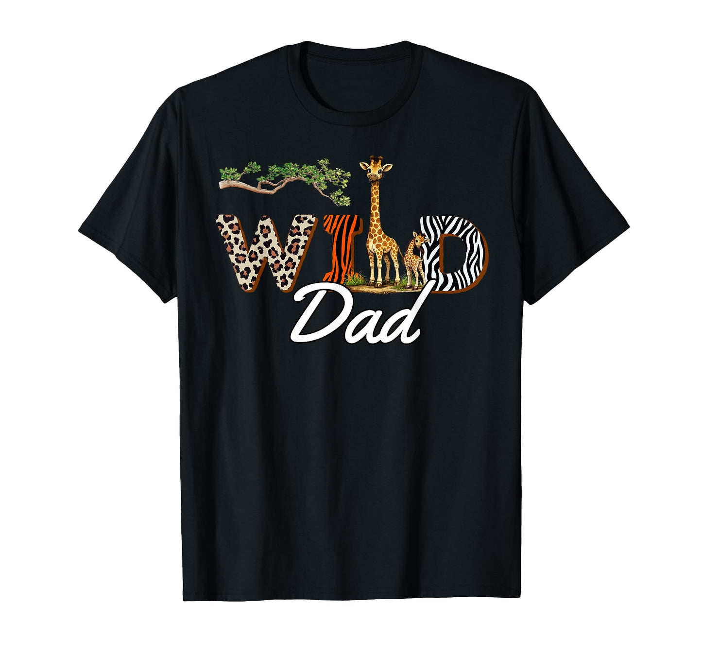 Safari Jungle Animal Family Matching T-Shirt - Custom Art Print for Adults - T-Shirt, Sweatshirt, Hoodie