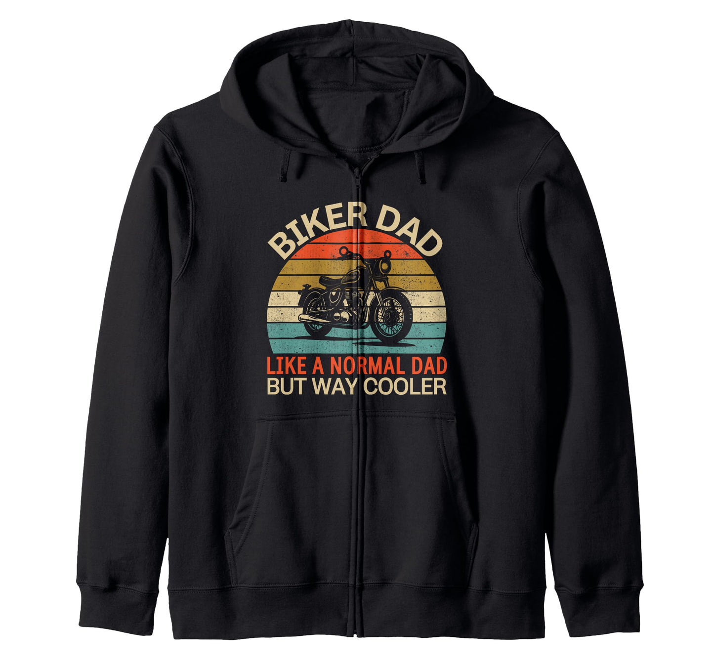 Biker Dad Motorcycle Fathers Day T T-Shirt - Streetwear Style Men Women - T-Shirt, Sweatshirt, Hoodie