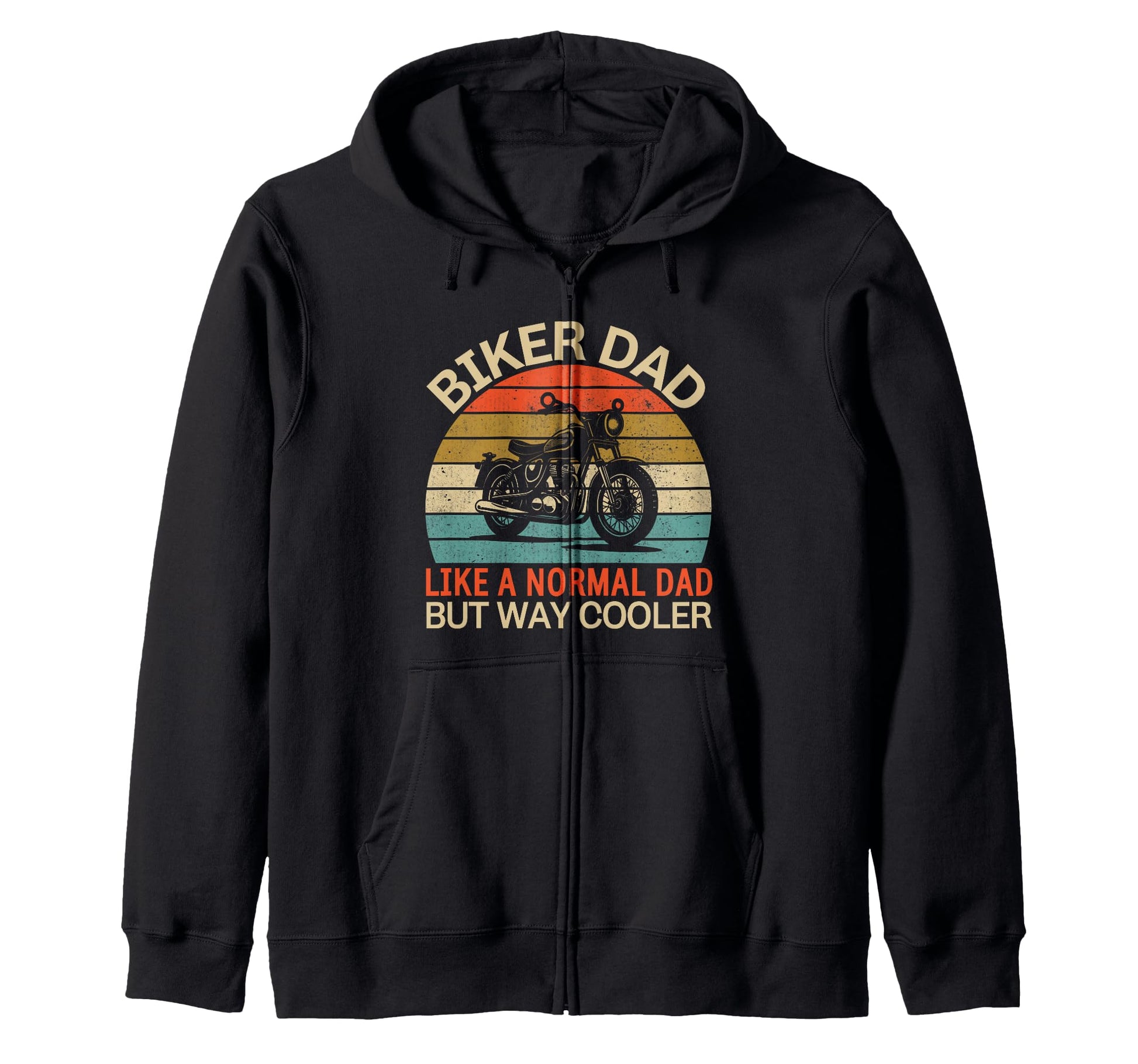 Biker Dad Motorcycle Fathers Day T T-Shirt - Streetwear Style Men Women - T-Shirt, Sweatshirt, Hoodie