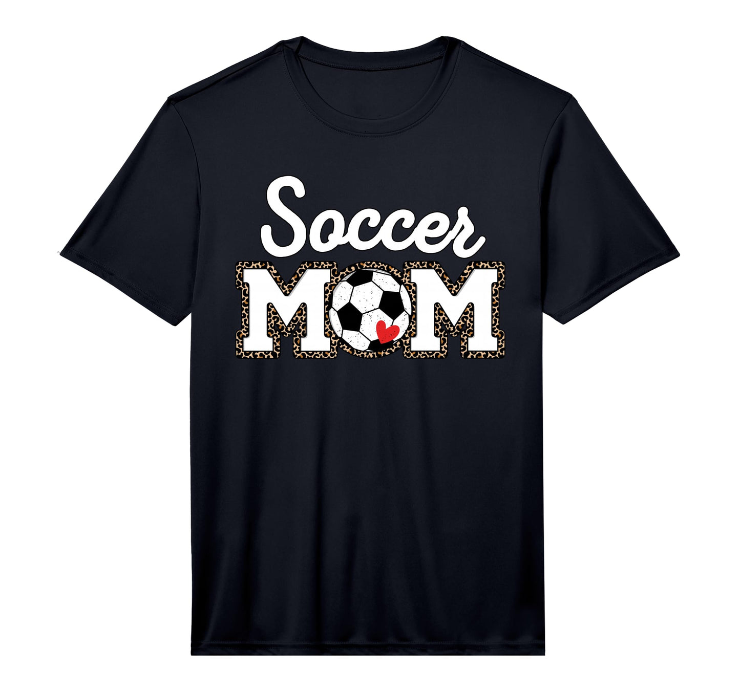 Mens Soccer Mom Leopard Performance T-Shirt - Graphic Print Men Women - T-Shirt, Sweatshirt, Hoodie