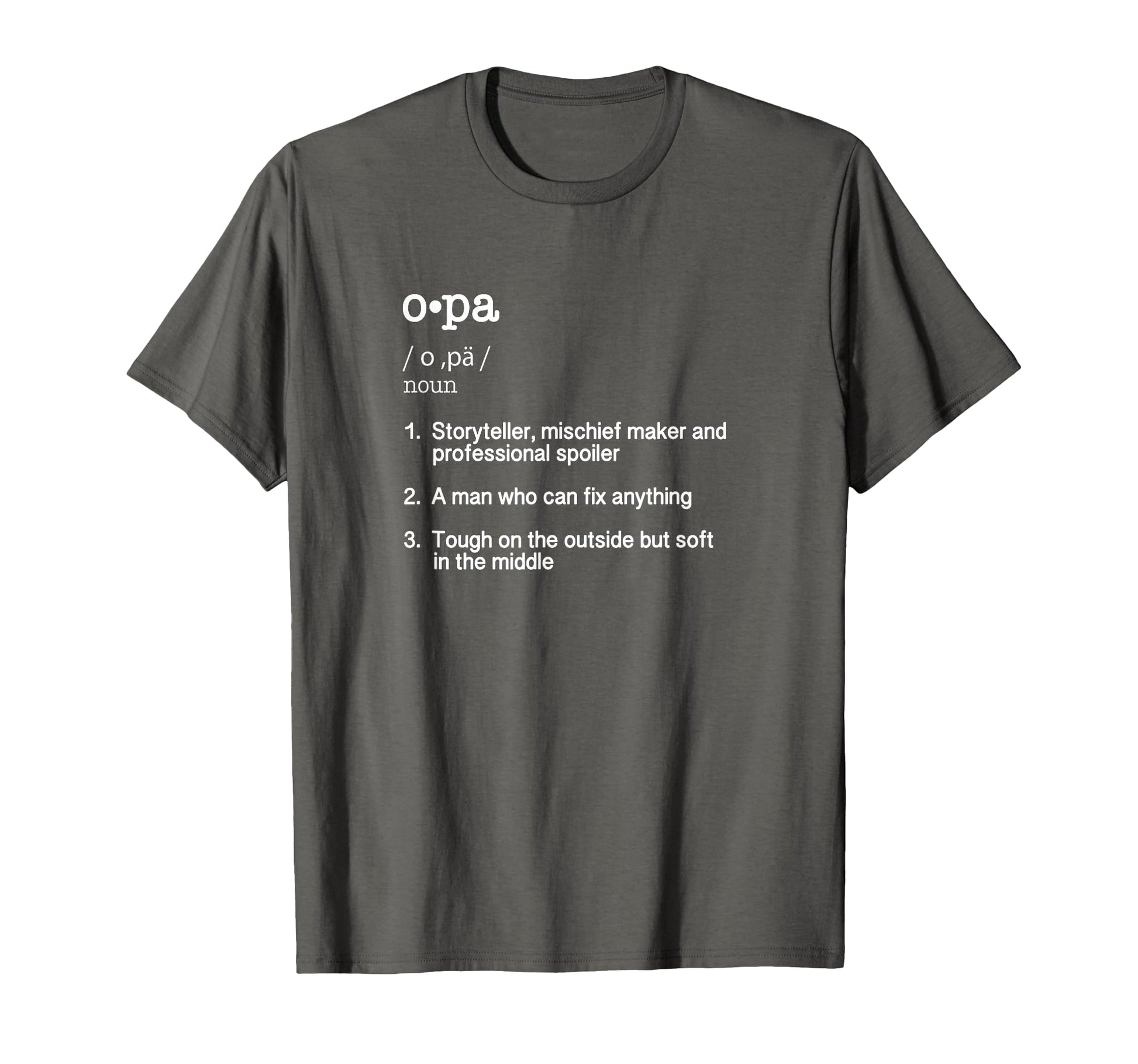 Opa Definition Fathers Day Present T-Shirt - Minimalist Print for Adults - T-Shirt, Sweatshirt, Hoodie