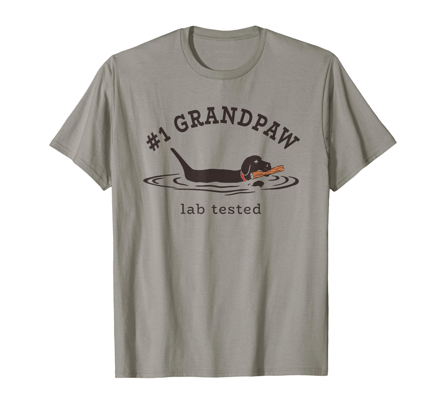 1 Grandpaw Lab Tested Pun Labrador T-Shirt - Custom Art Print Unisex - T-Shirt, Sweatshirt, Hoodie
