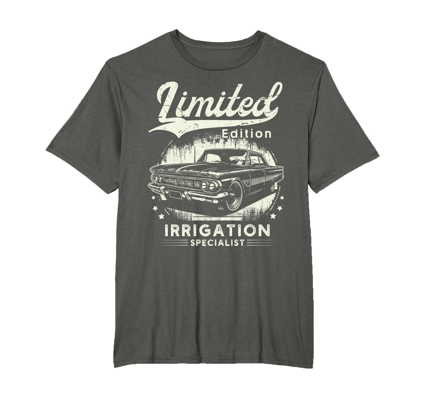Irrigation Specialist Job Car Birthday T-Shirt - Trendy Graphic for Adults - T-Shirt, Sweatshirt, Hoodie