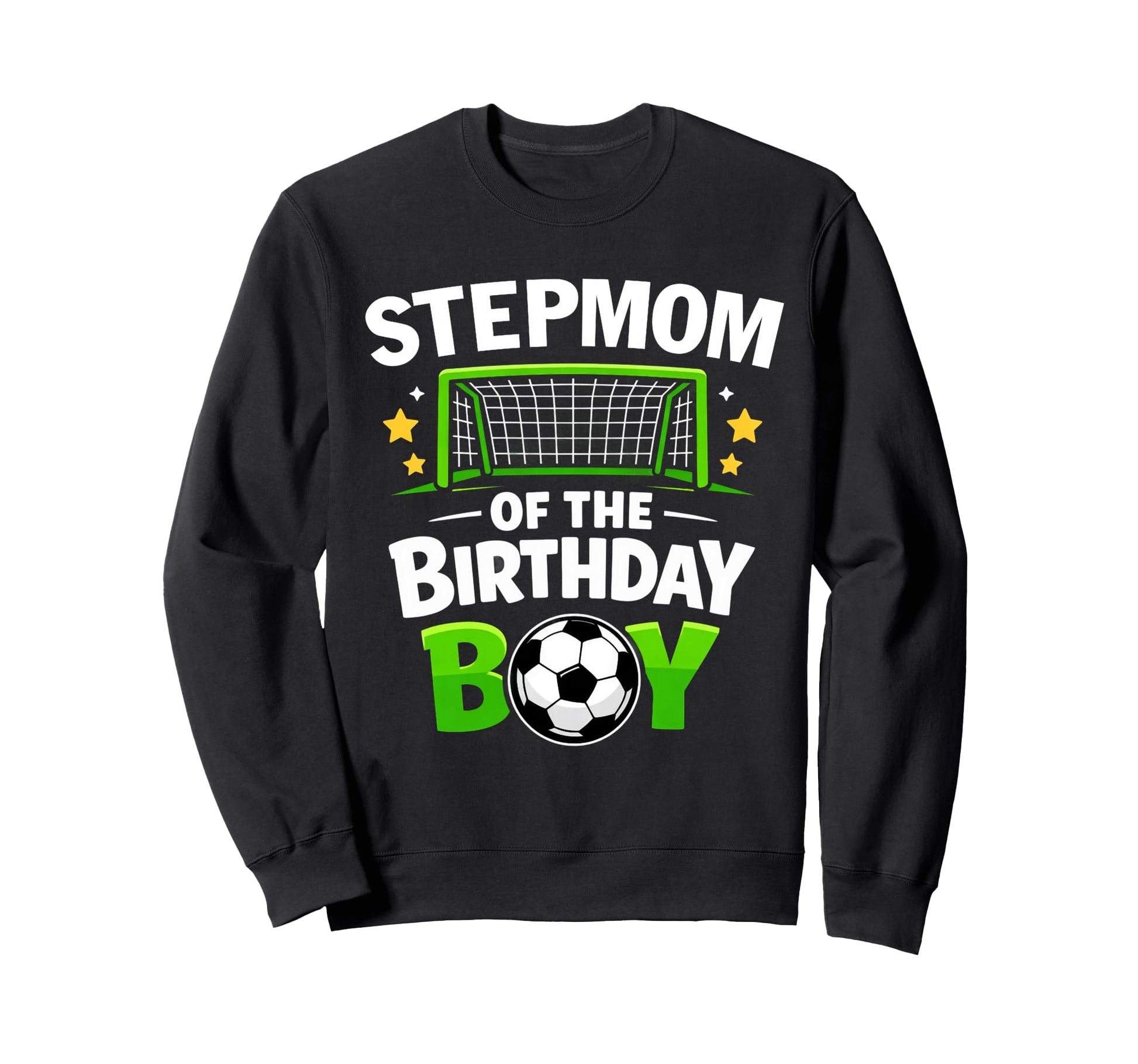 Stepmom Birthday Soccer Ball Sweatshirt - Custom Art Print Unisex - T-Shirt, Sweatshirt, Hoodie