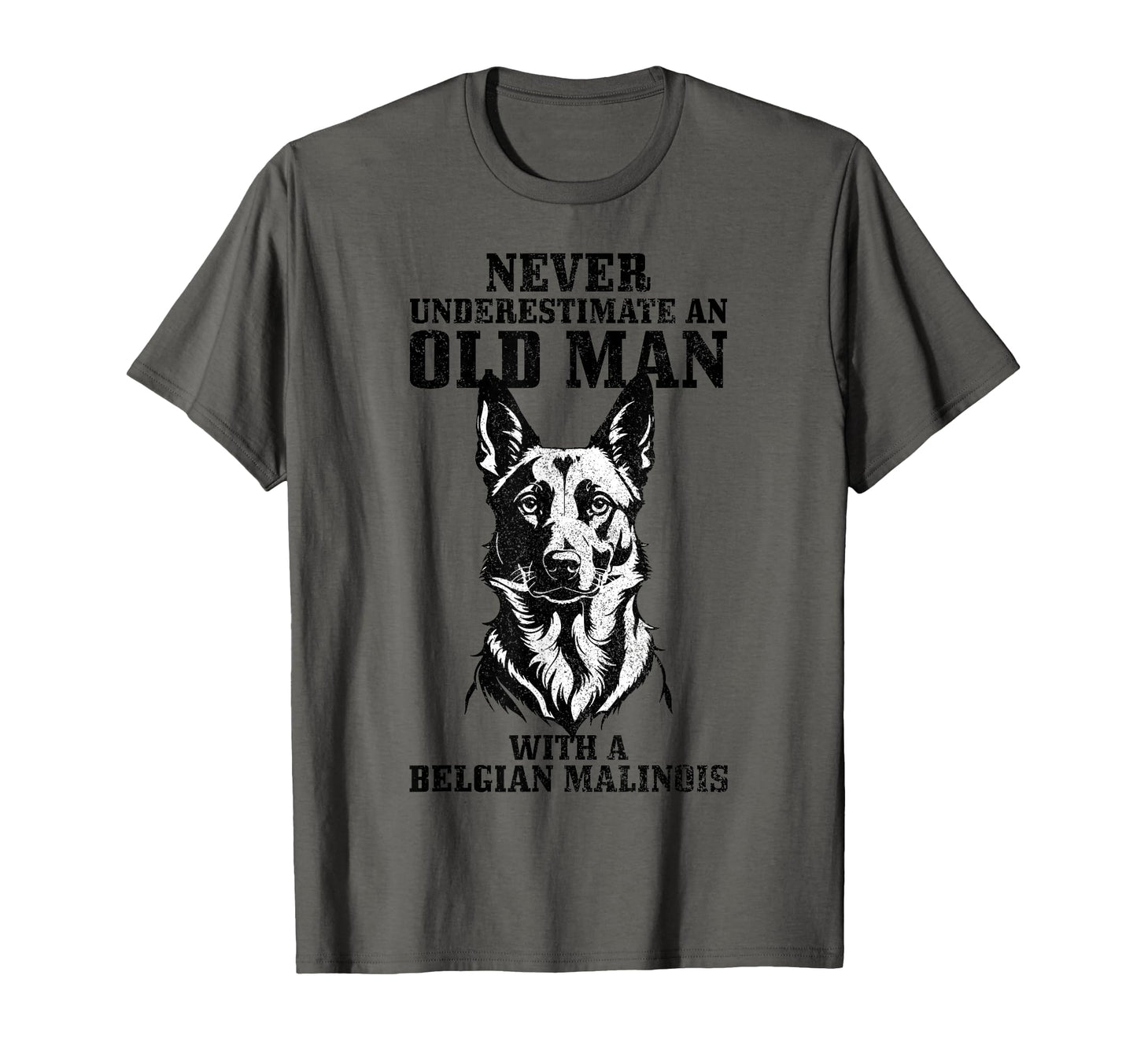 Never Underestimate Old Belgian Sweatshirt - Graphic Print Men Women - T-Shirt, Sweatshirt, Hoodie