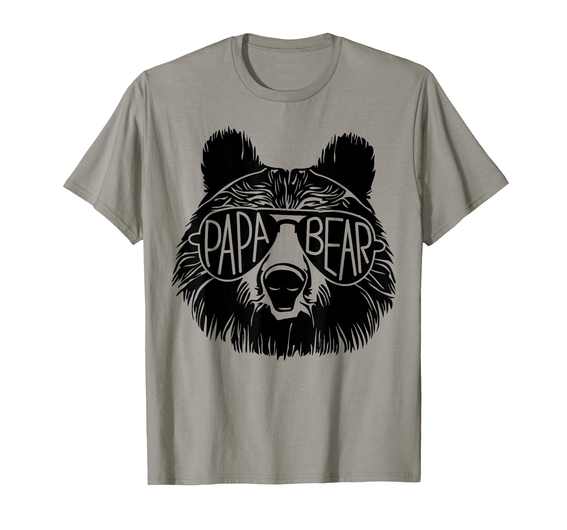 Papa Bear Face Sunglasses Dad T-Shirt - Casual Everyday Wear for Adults - T-Shirt, Sweatshirt, Hoodie