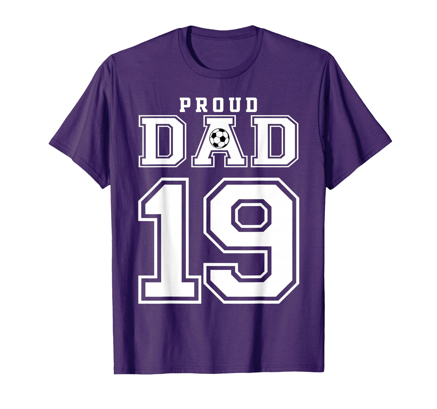 Number 19 Custom Proud Soccer Futbol T-Shirt - Fun Novelty Design Unisex - T-Shirt, Sweatshirt, Hoodie