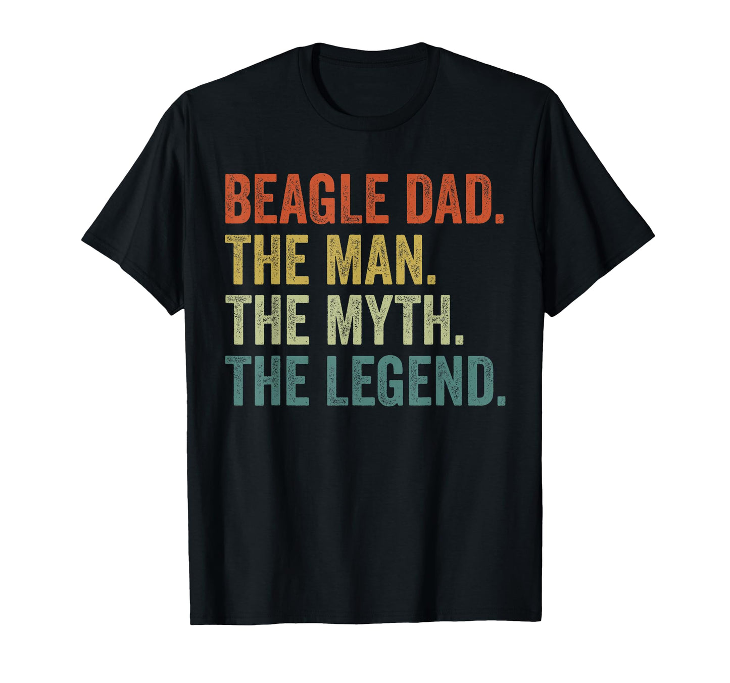 Mens Dog Dad Myth Legend Shirts T-Shirt - Fun Novelty Design for Adults - T-Shirt, Sweatshirt, Hoodie