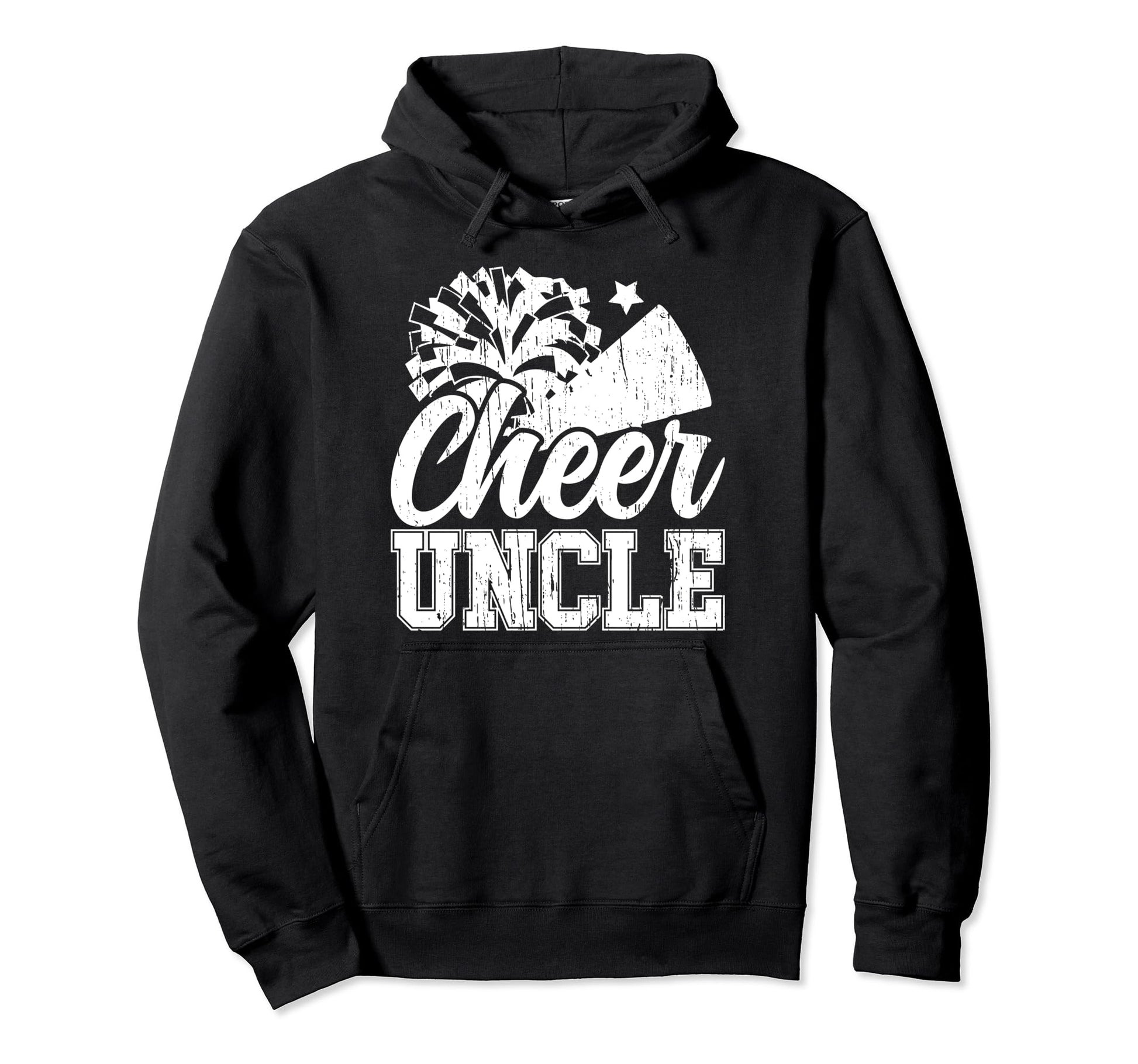 Cheer Uncle Cheerleader Uncle Hoodie - Graphic Print Men Women - T-Shirt, Sweatshirt, Hoodie