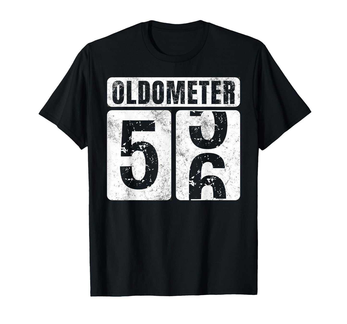 Oldometer 56 Funny 56Th Birthday Gift T-Shirt - Custom Art Print for Adults - T-Shirt, Sweatshirt, Hoodie