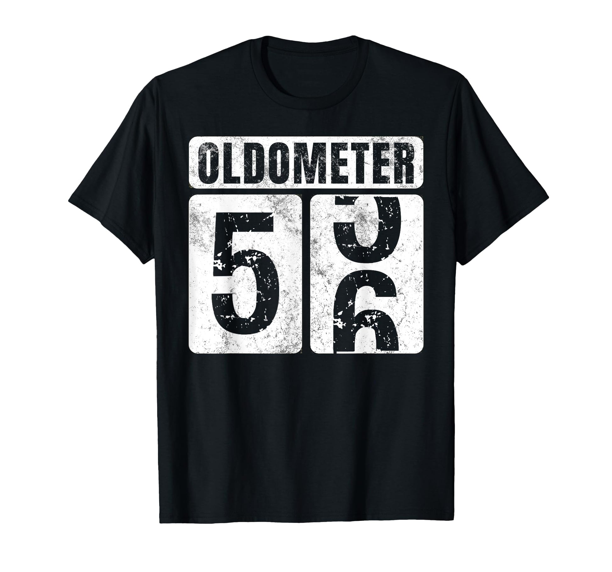 Oldometer 56 Funny 56Th Birthday Gift T-Shirt - Custom Art Print for Adults - T-Shirt, Sweatshirt, Hoodie