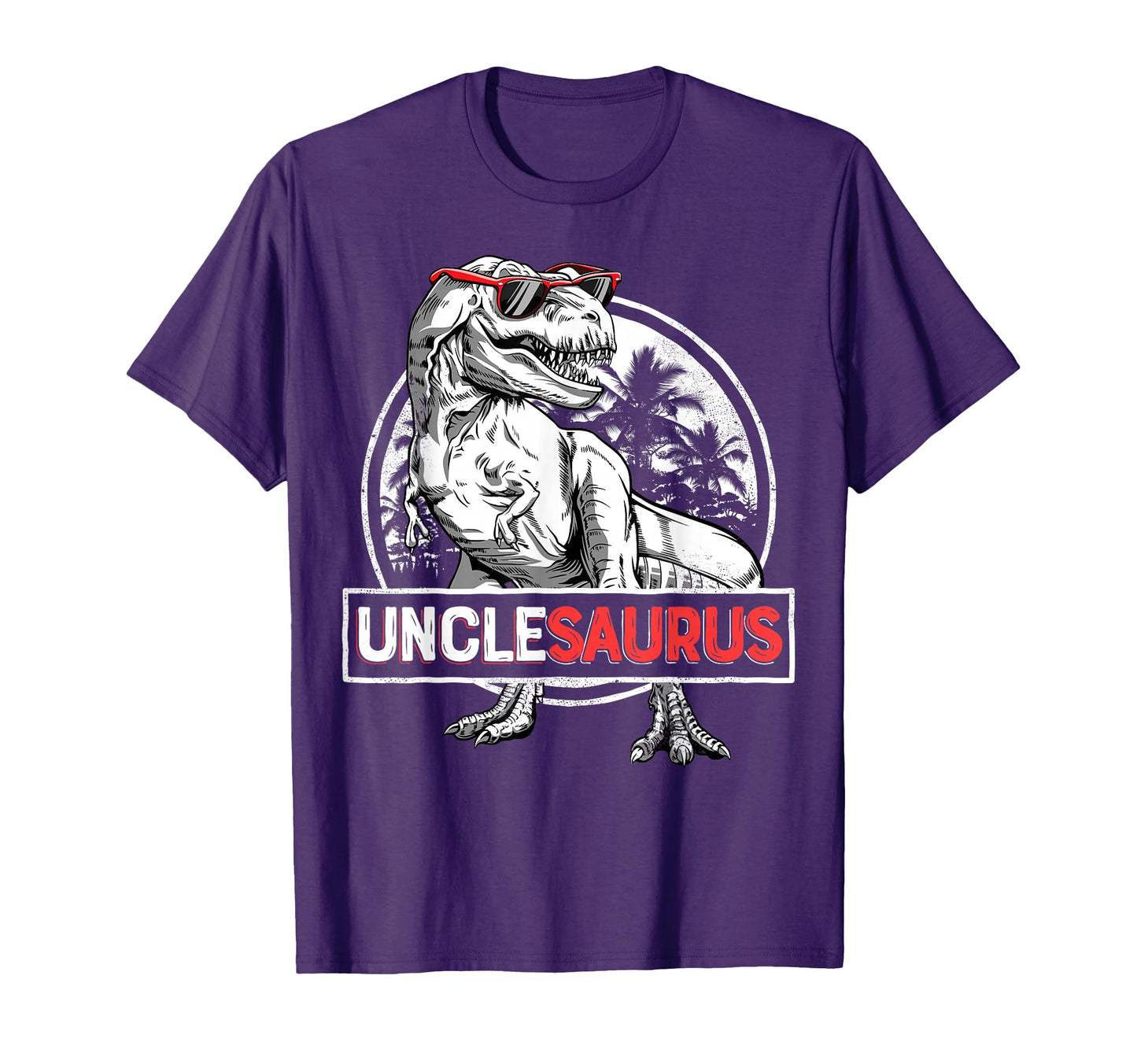 Unclesaurus T Rex Dinosaur Uncle T-Shirt - Custom Art Print Men Women - T-Shirt, Sweatshirt, Hoodie